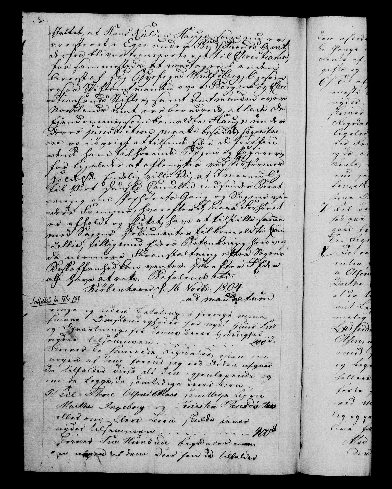 Danske Kanselli 1800-1814, RA/EA-3024/H/Hf/Hfb/Hfba/L0002: Registranter, 1802-1804, p. 321b