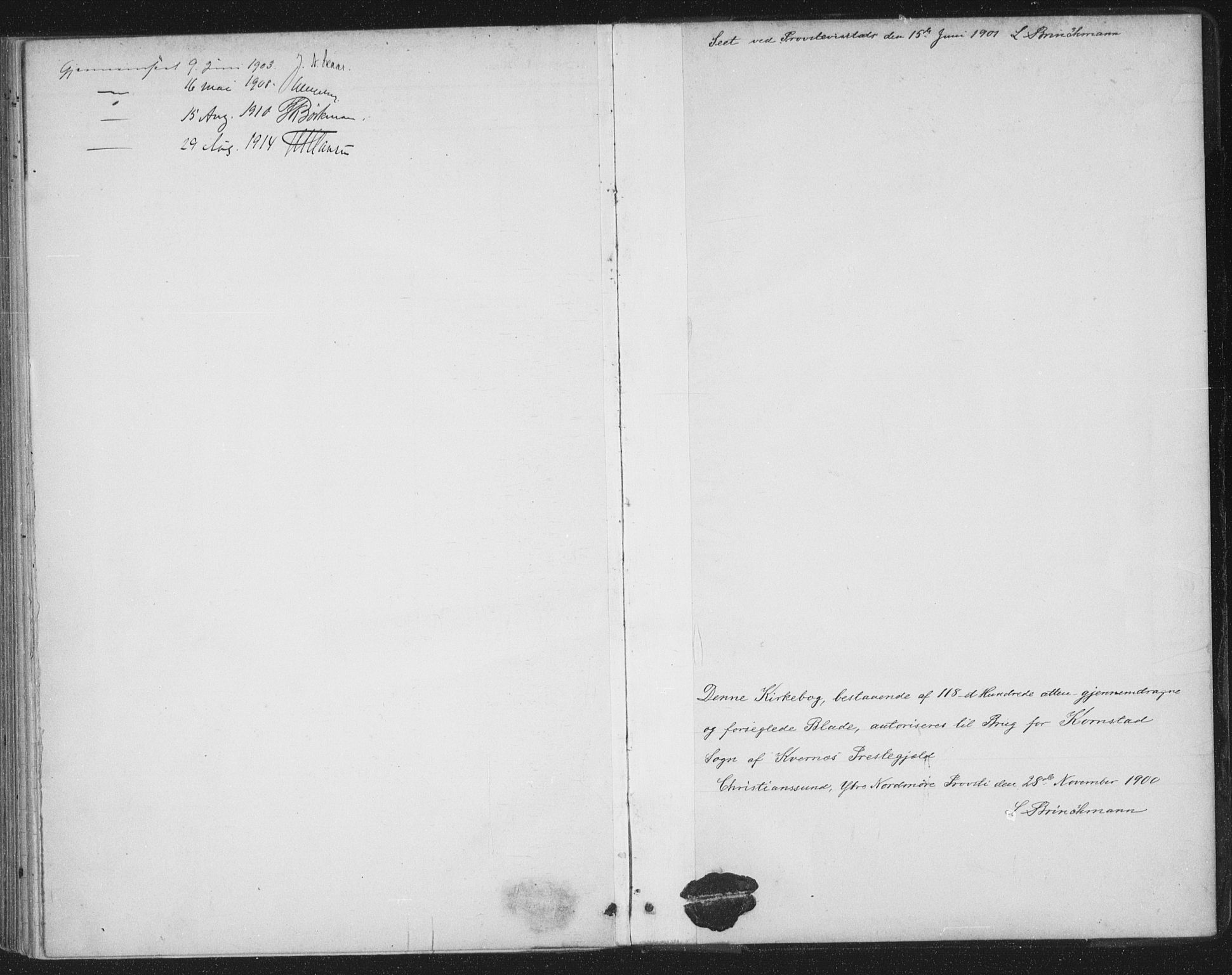 Ministerialprotokoller, klokkerbøker og fødselsregistre - Møre og Romsdal, SAT/A-1454/570/L0833: Parish register (official) no. 570A07, 1901-1914