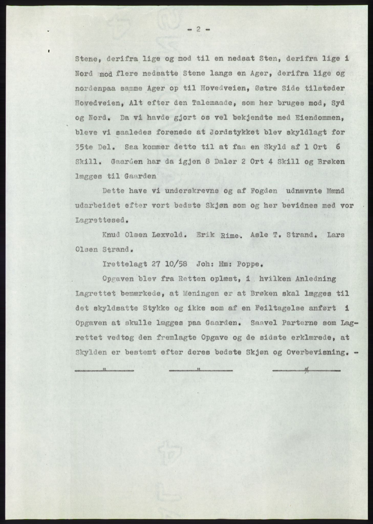 Statsarkivet i Kongsberg, AV/SAKO-A-0001/E/Ee/L0009: Avskrifter, SAO jnr. 354/1957 - 770/1957, 1957, p. 205