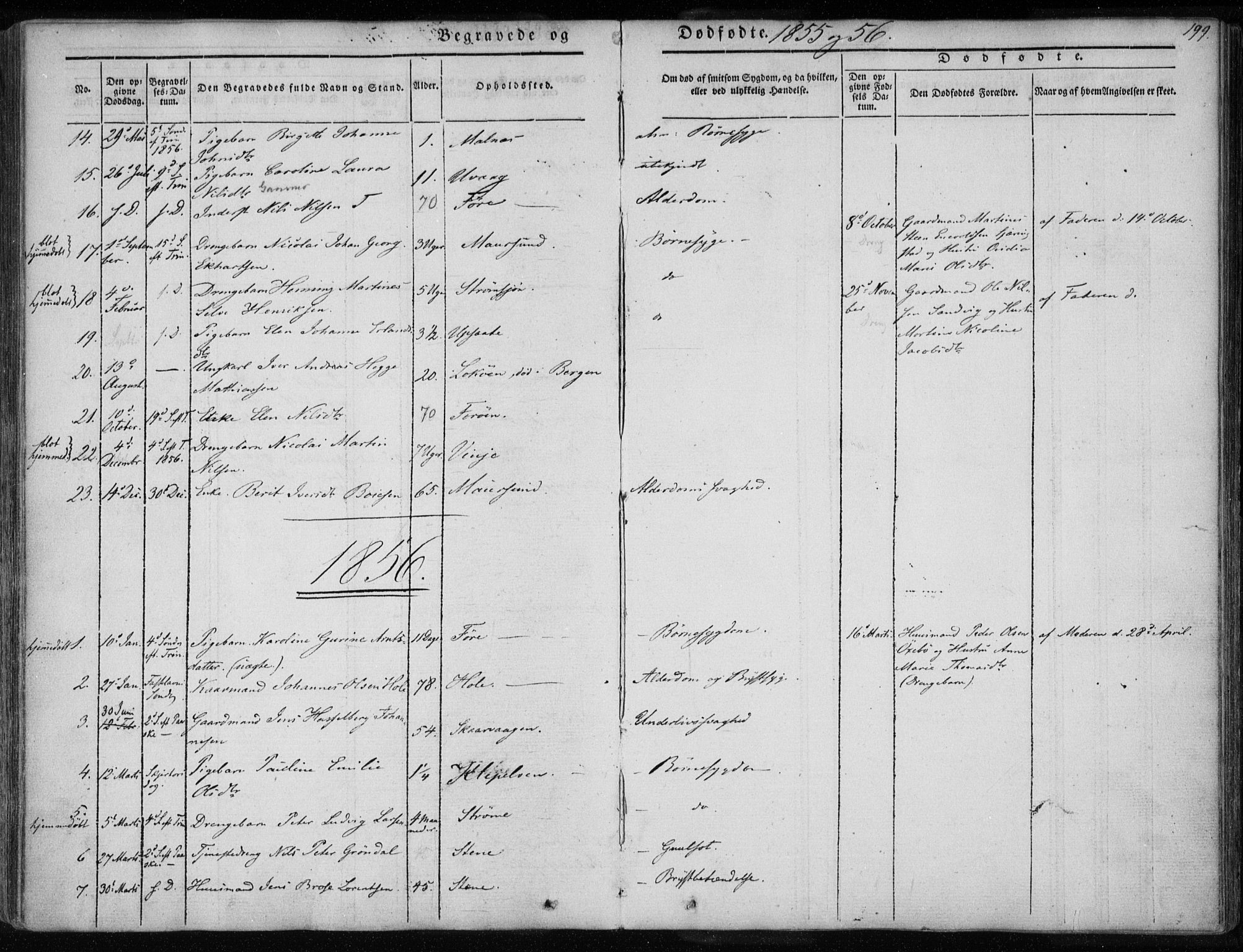 Ministerialprotokoller, klokkerbøker og fødselsregistre - Nordland, AV/SAT-A-1459/891/L1299: Parish register (official) no. 891A04, 1841-1856, p. 199
