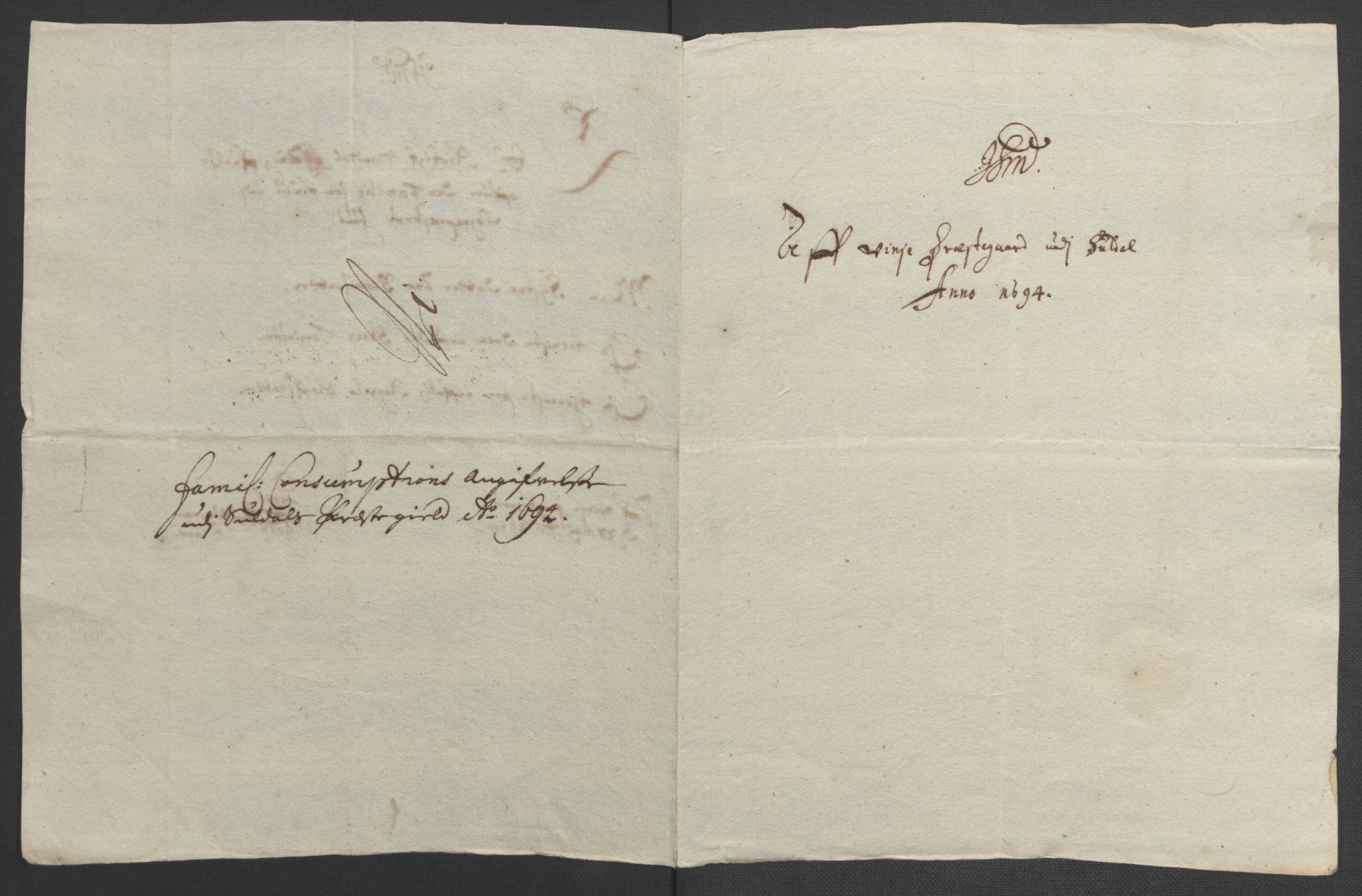 Rentekammeret inntil 1814, Reviderte regnskaper, Fogderegnskap, AV/RA-EA-4092/R47/L2857: Fogderegnskap Ryfylke, 1694-1696, p. 24