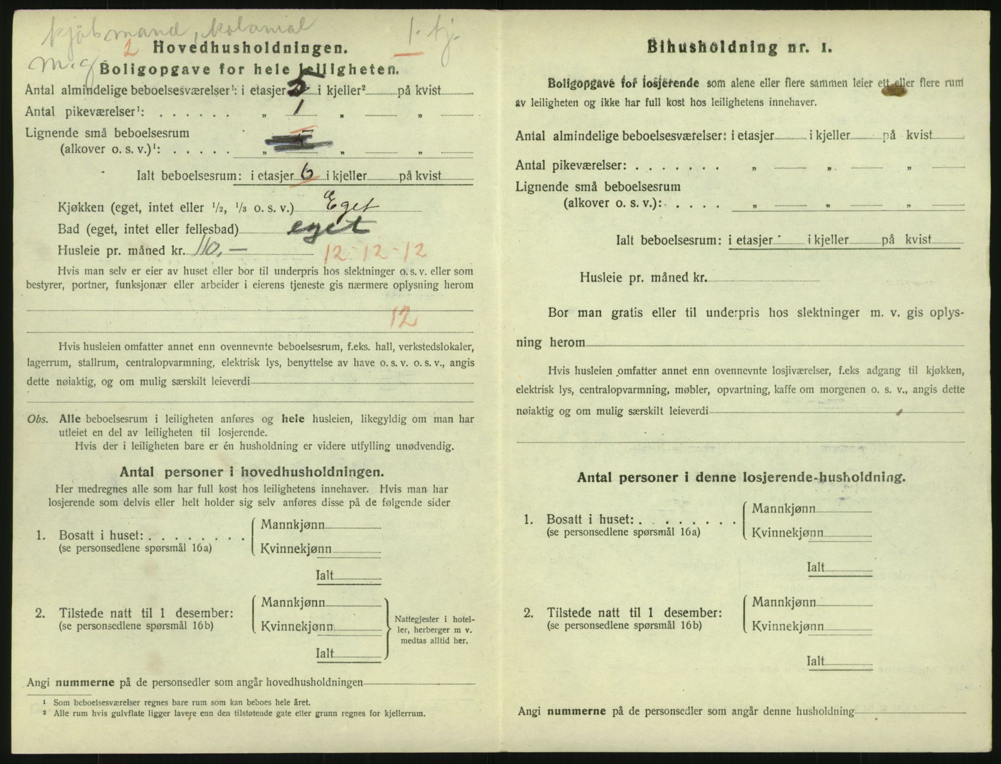 SAO, 1920 census for Kristiania, 1920, p. 99268