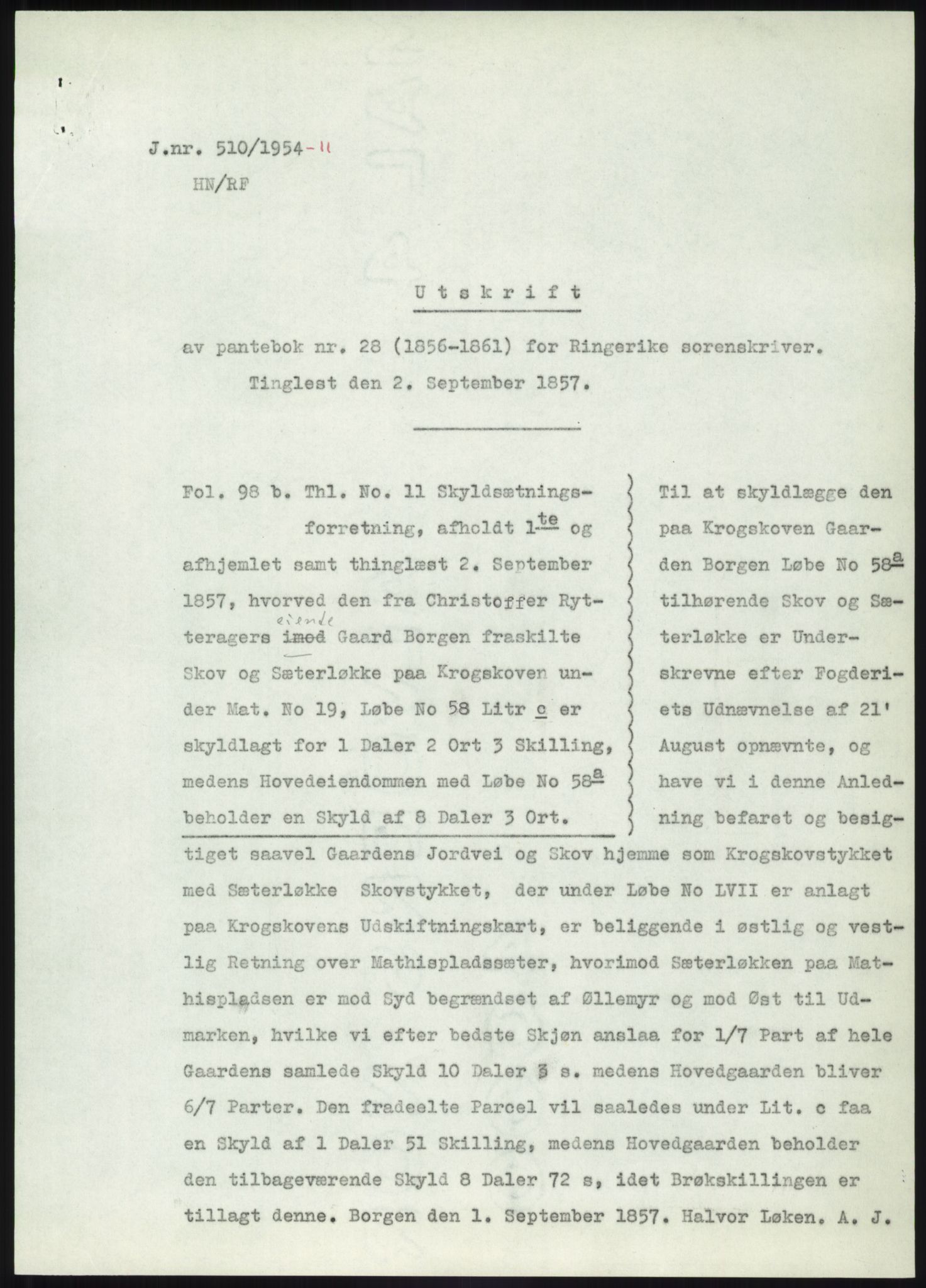 Statsarkivet i Kongsberg, SAKO/A-0001, 1944-1954, p. 133