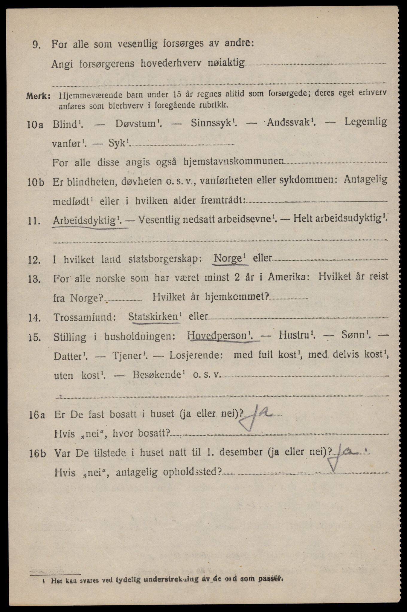 SAST, 1920 census for Håland, 1920, p. 7502