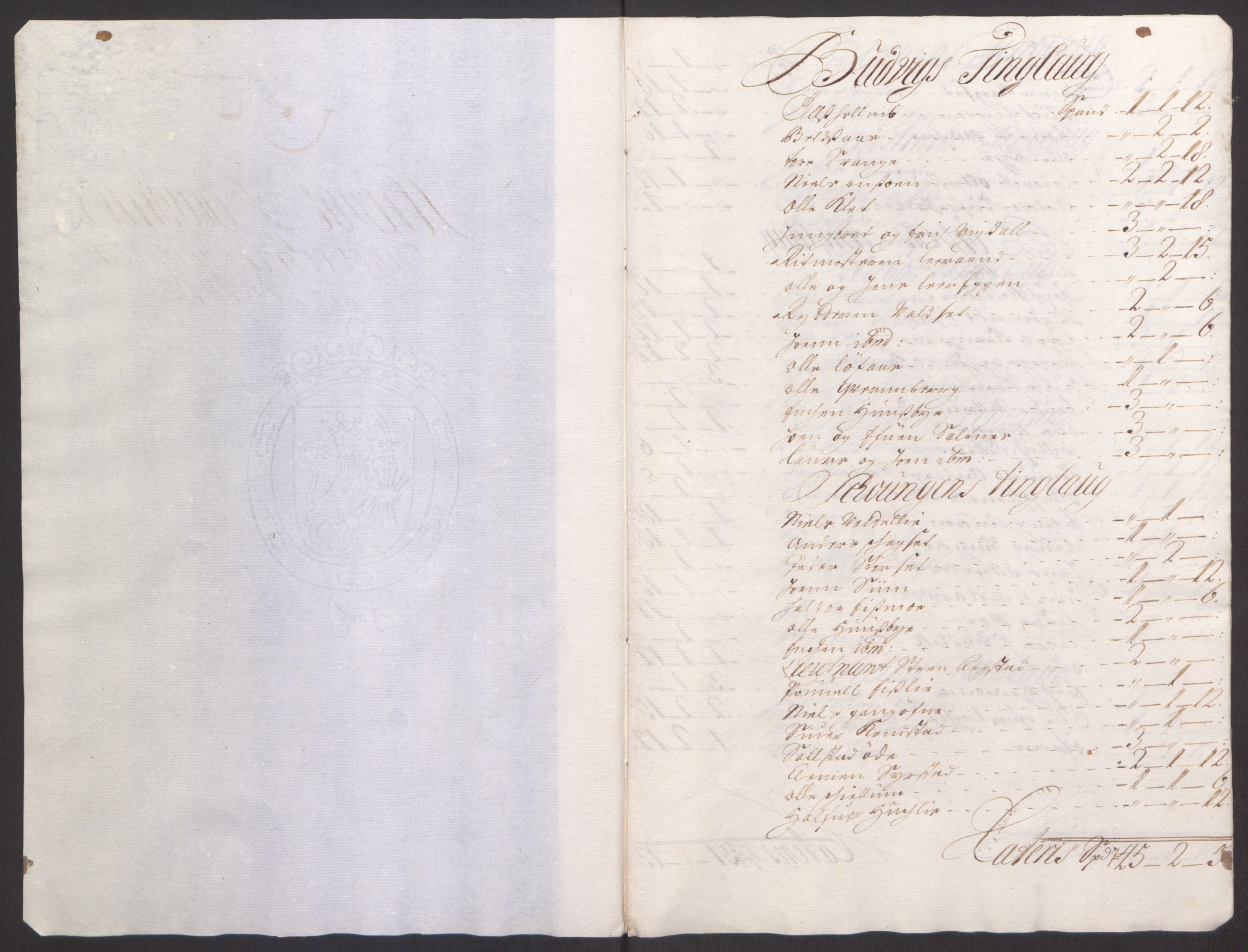 Rentekammeret inntil 1814, Reviderte regnskaper, Fogderegnskap, RA/EA-4092/R61/L4104: Fogderegnskap Strinda og Selbu, 1693-1694, p. 124