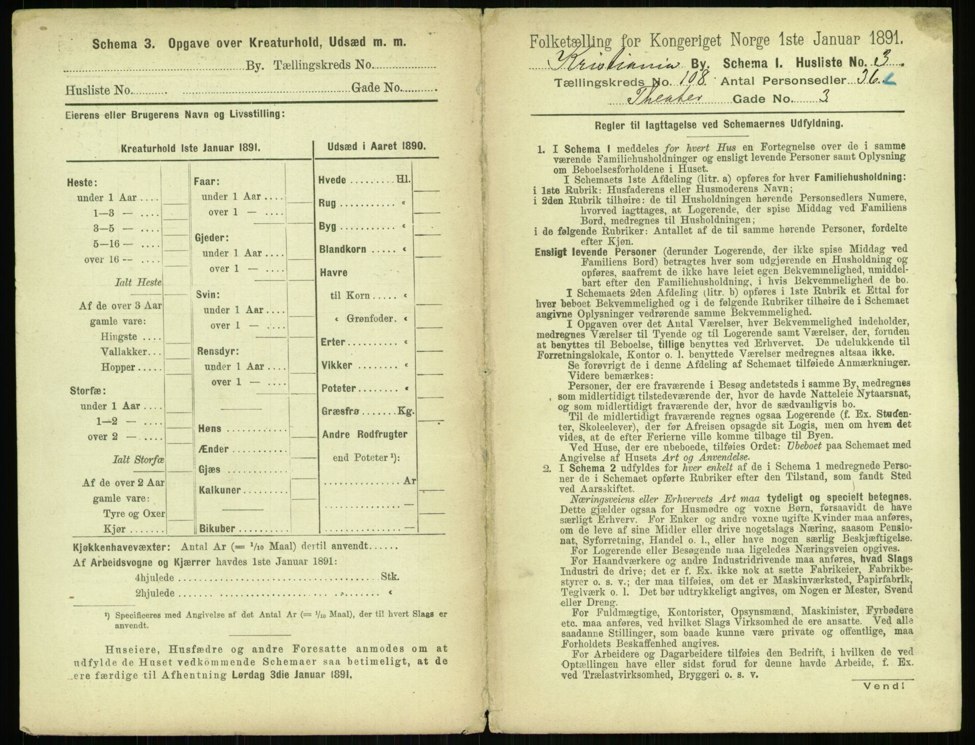 RA, 1891 census for 0301 Kristiania, 1891, p. 55371