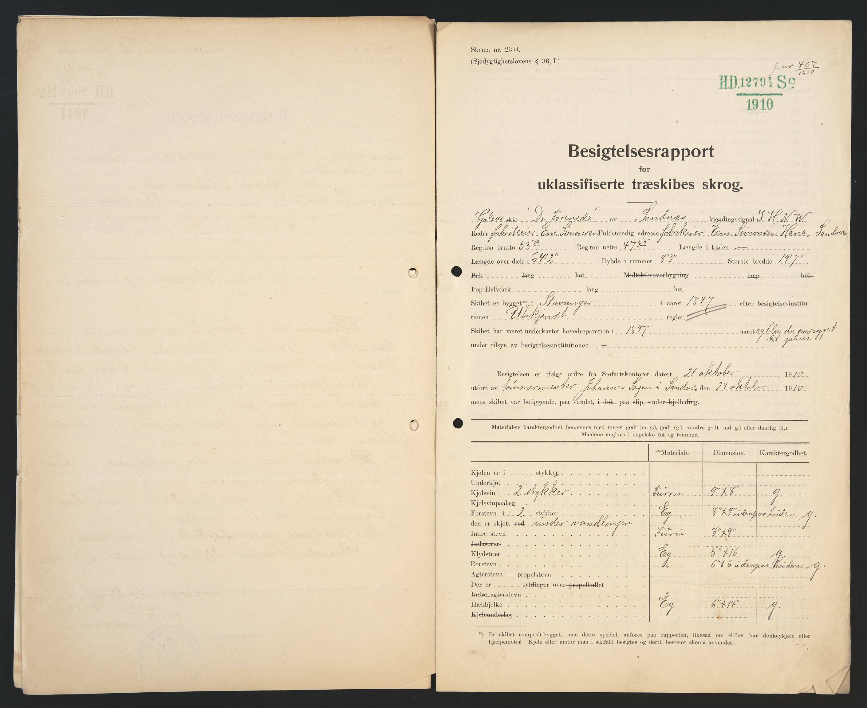 Sjøfartsdirektoratet med forløpere, skipsmapper slettede skip, AV/RA-S-4998/F/Fa/L0235: --, 1847-1930, p. 506