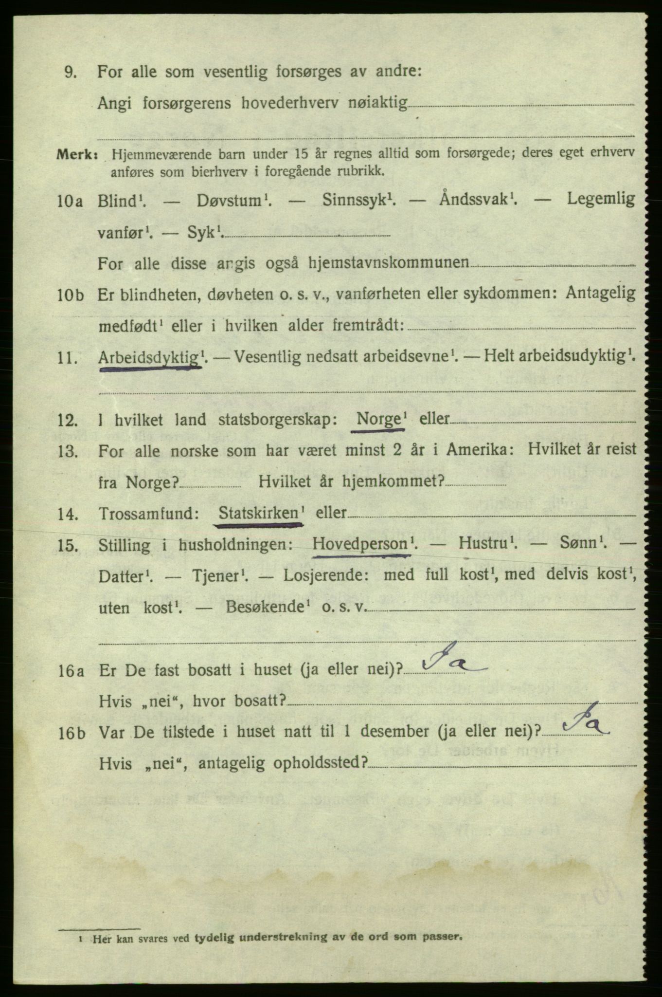 SAO, 1920 census for Fredrikshald, 1920, p. 19062