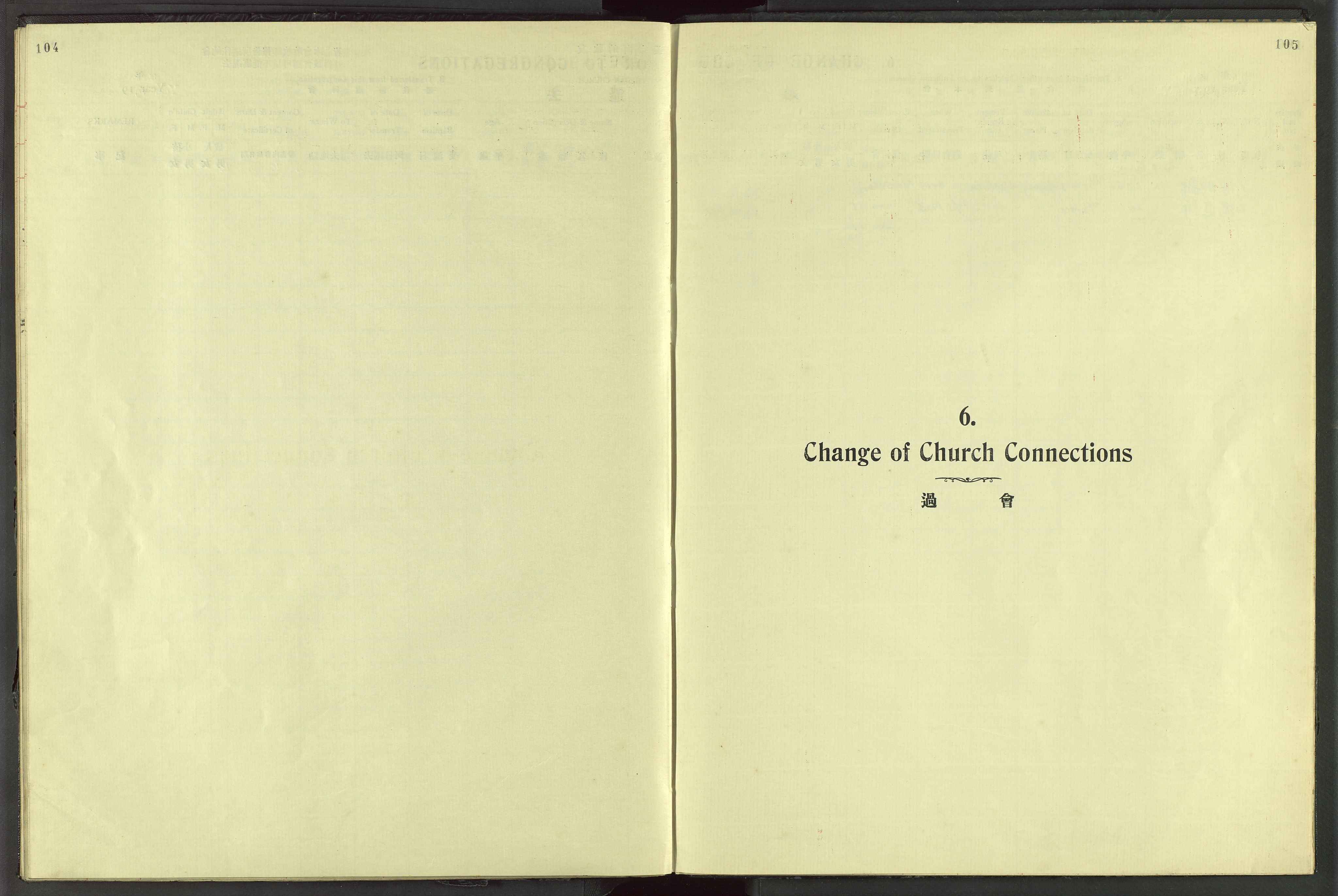 Det Norske Misjonsselskap - utland - Kina (Hunan), VID/MA-A-1065/Dm/L0072: Parish register (official) no. 110, 1911-1948, p. 104-105