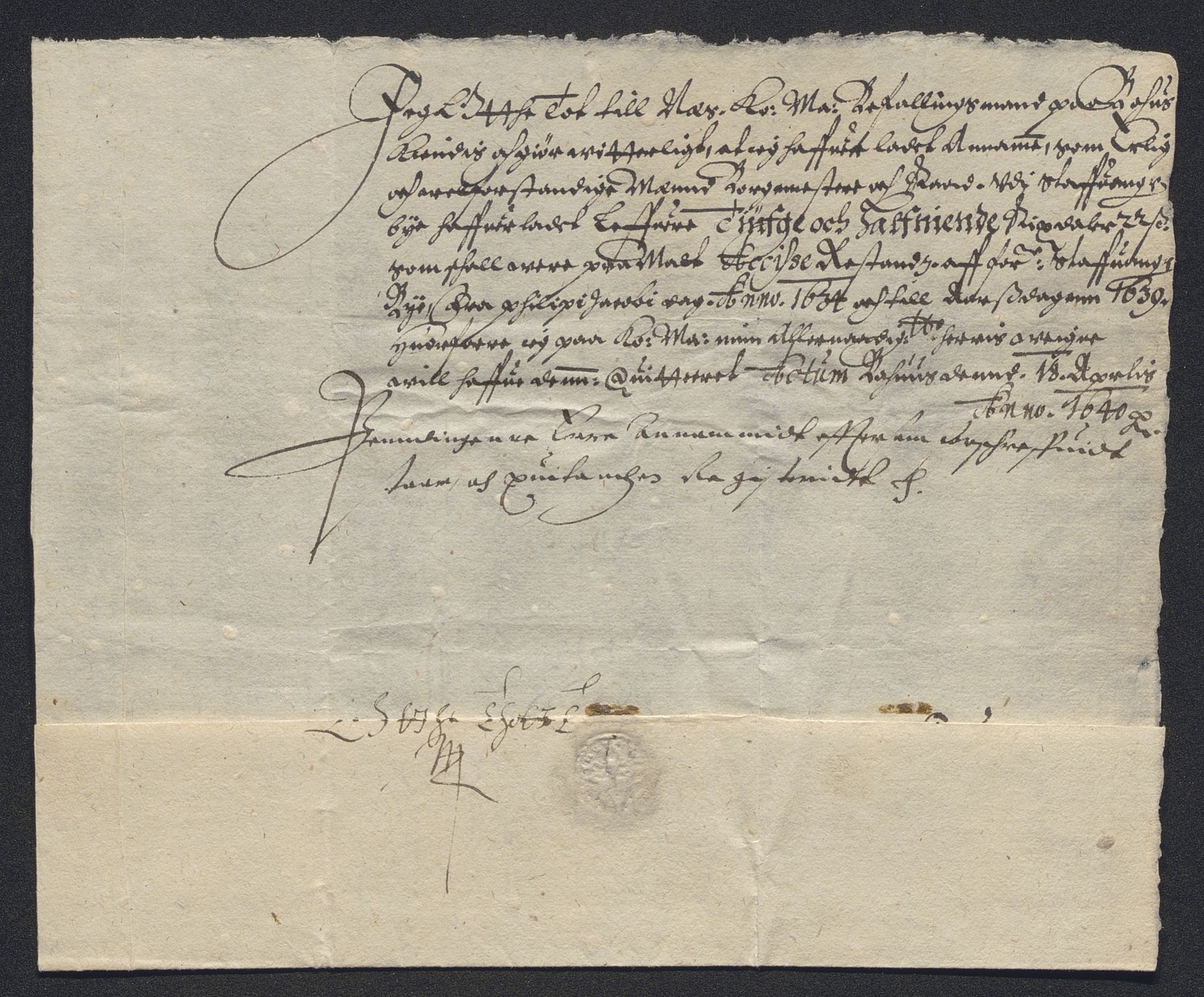 Rentekammeret inntil 1814, Reviderte regnskaper, Byregnskaper, AV/RA-EA-4066/R/Ro/L0298: [O1] By- og kontribusjonsregnskap, 1624-1639, p. 275