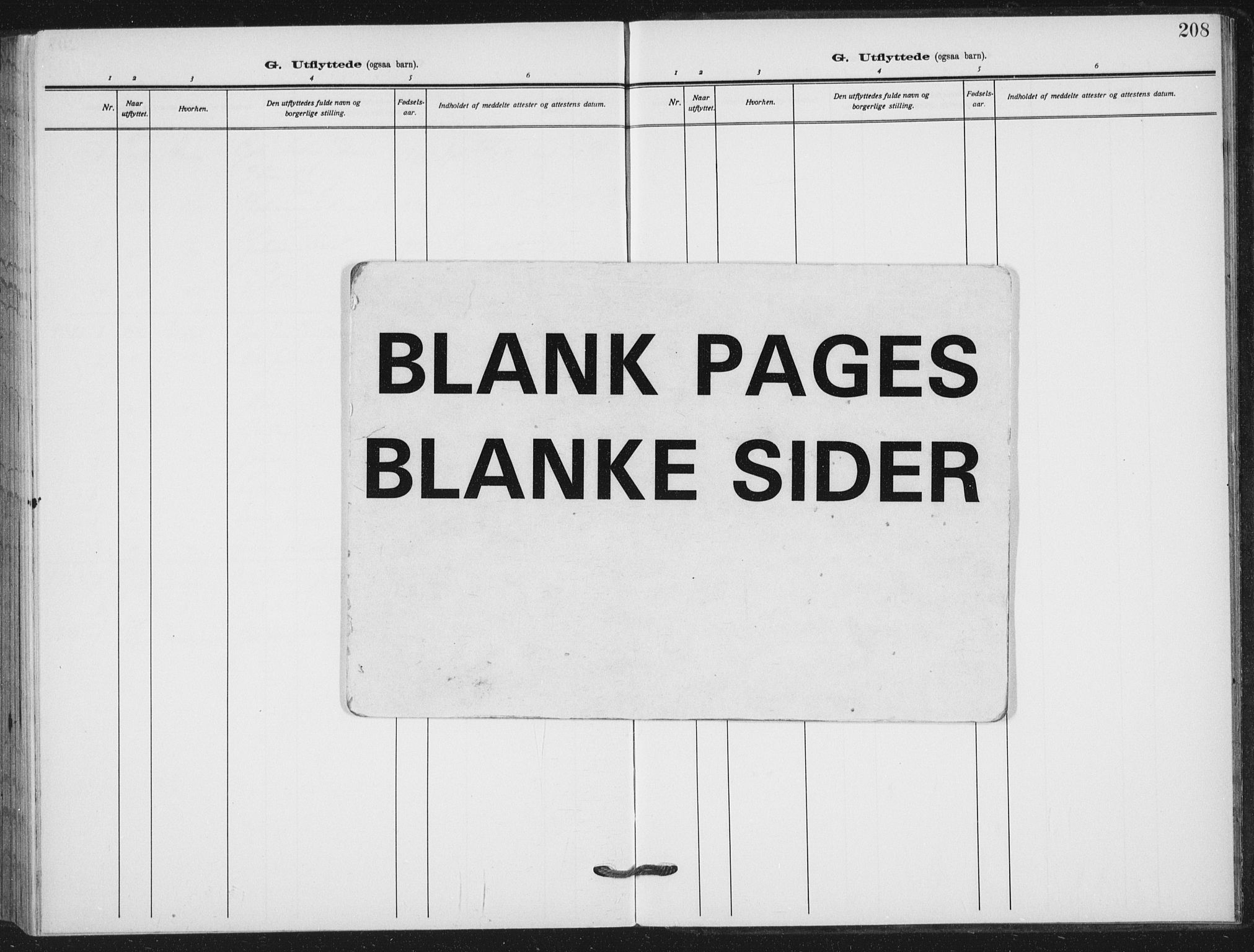 Ministerialprotokoller, klokkerbøker og fødselsregistre - Nord-Trøndelag, AV/SAT-A-1458/712/L0102: Parish register (official) no. 712A03, 1916-1929, p. 208