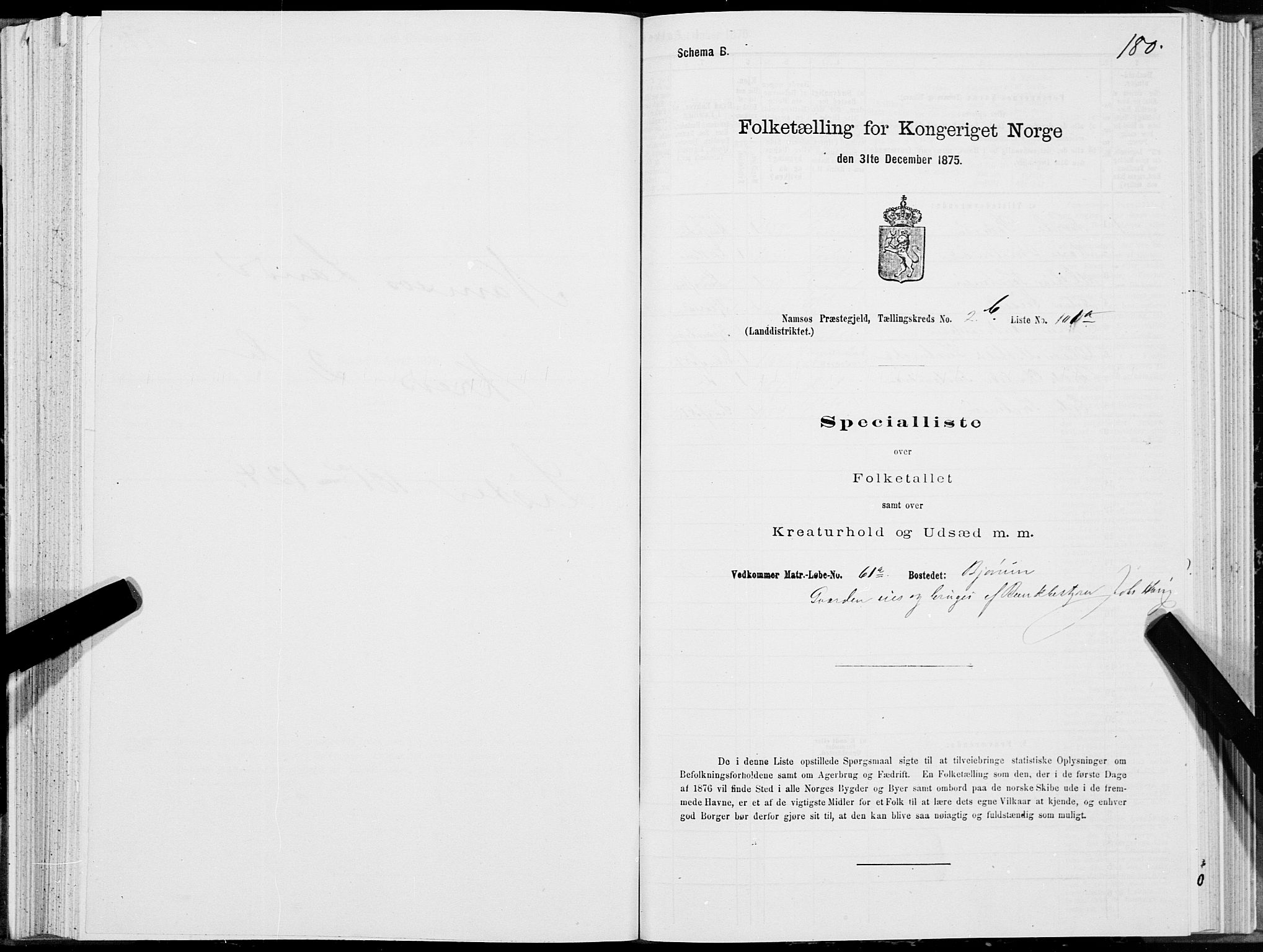 SAT, 1875 census for 1745L Namsos/Vemundvik og Sævik, 1875, p. 2180