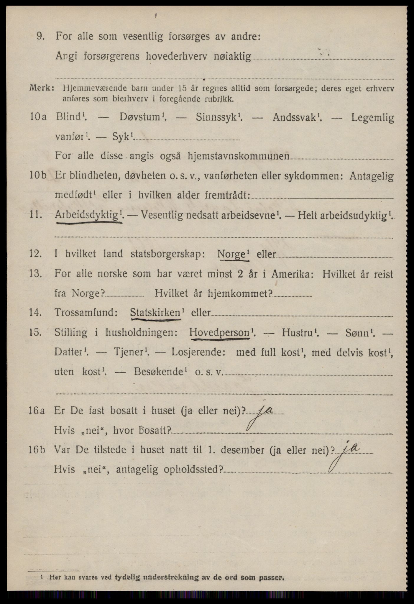 SAT, 1920 census for Skodje, 1920, p. 3478