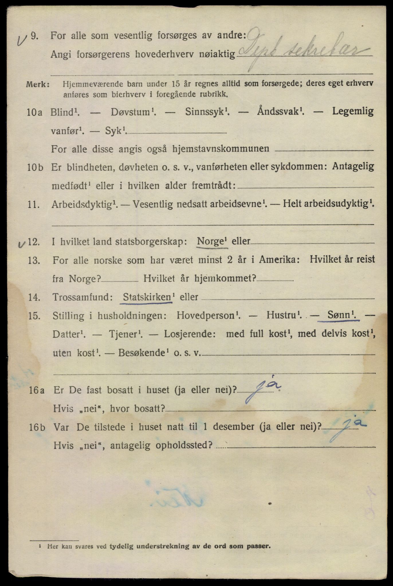 SAO, 1920 census for Kristiania, 1920, p. 434234