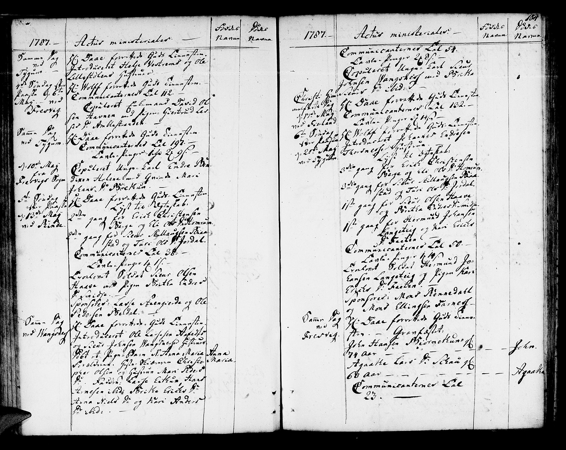 Leikanger sokneprestembete, AV/SAB-A-81001/H/Haa/Haaa/L0004: Parish register (official) no. A 4, 1770-1791, p. 104