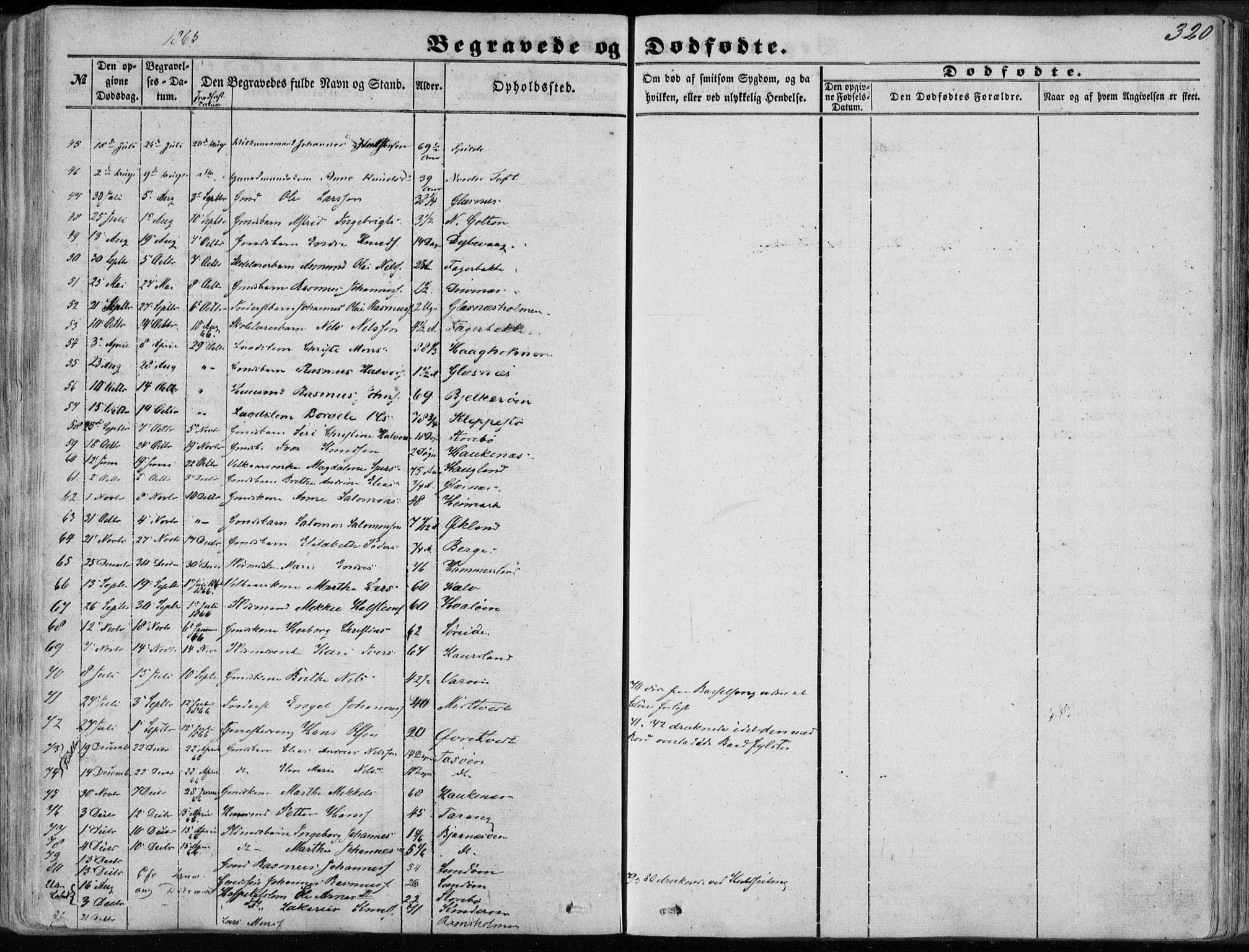 Sund sokneprestembete, AV/SAB-A-99930: Parish register (official) no. A 14, 1850-1866, p. 320