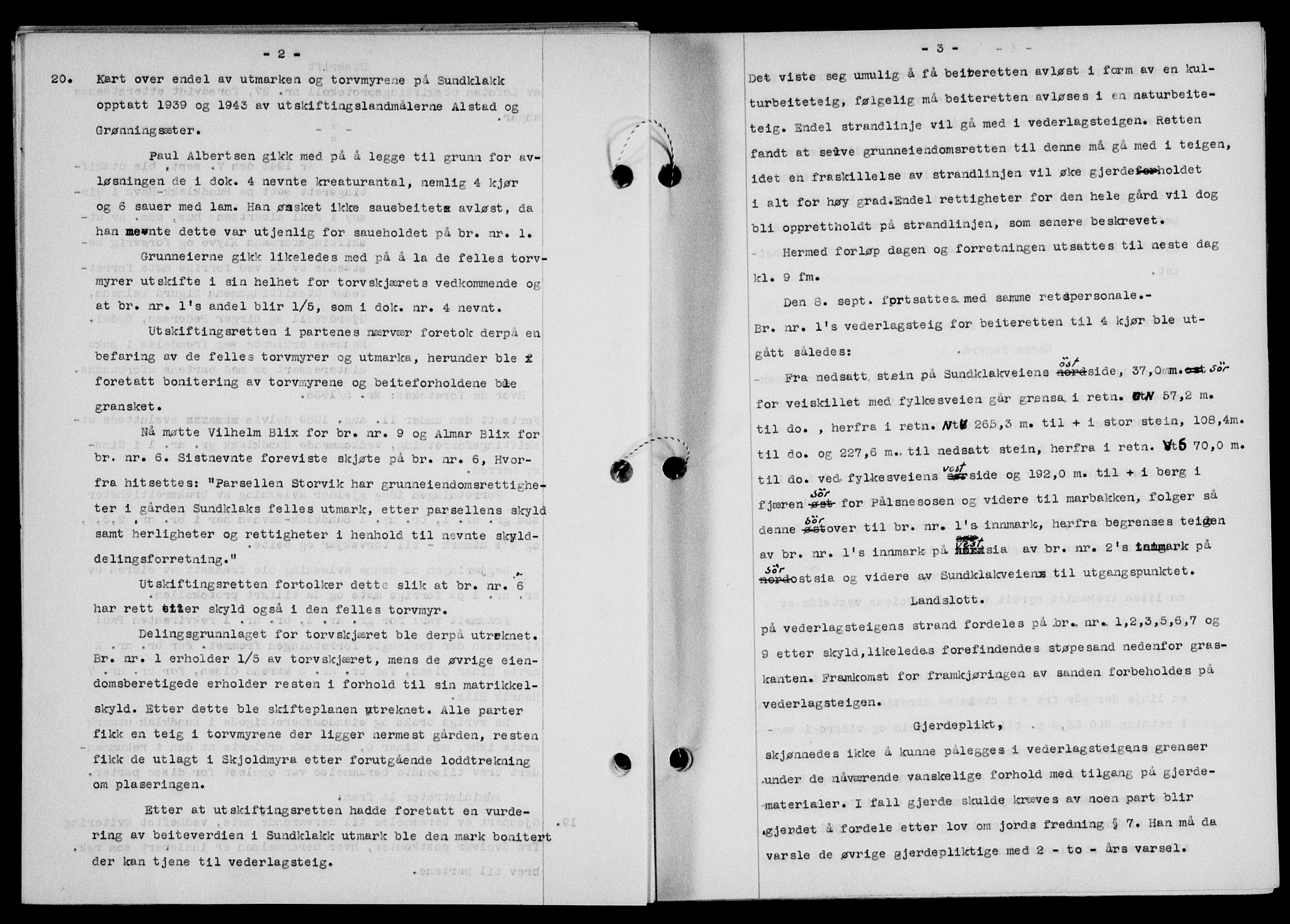 Lofoten sorenskriveri, SAT/A-0017/1/2/2C/L0012a: Mortgage book no. 12a, 1943-1944, Diary no: : 1497/1943