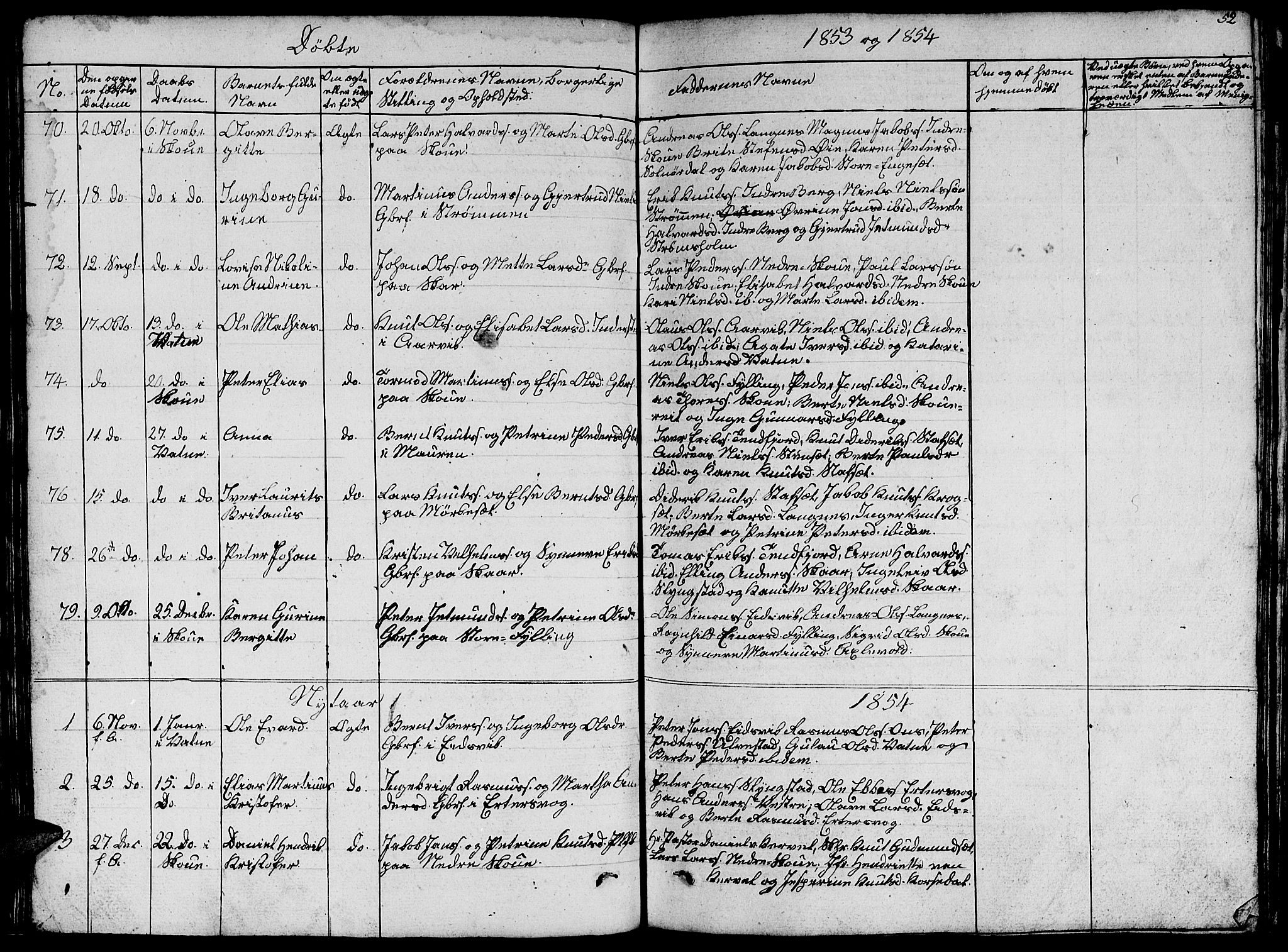 Ministerialprotokoller, klokkerbøker og fødselsregistre - Møre og Romsdal, AV/SAT-A-1454/524/L0362: Parish register (copy) no. 524C03, 1840-1854, p. 52