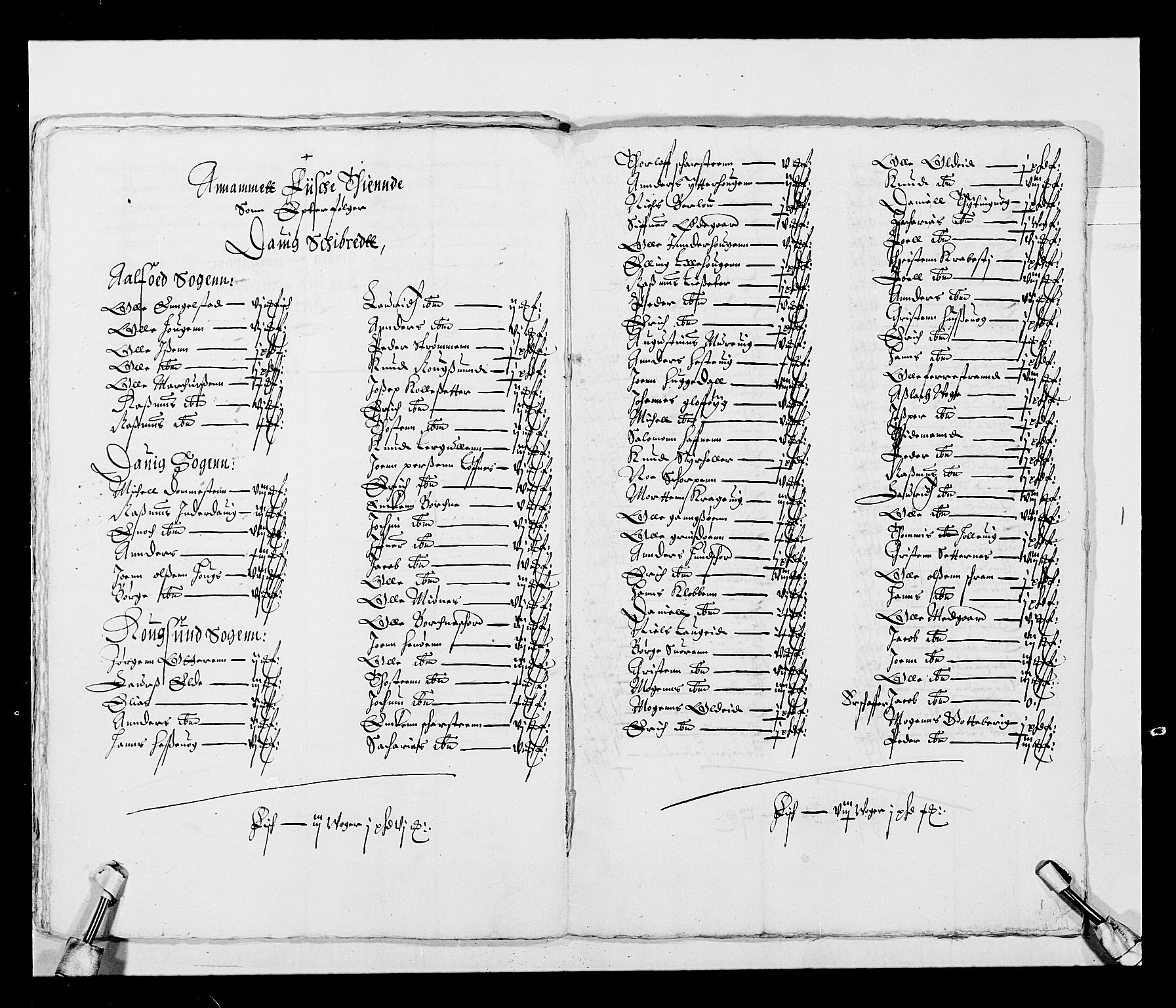 Stattholderembetet 1572-1771, AV/RA-EA-2870/Ek/L0026/0002: Jordebøker 1633-1658: / Tiendelister fra Bergenhus len, 1642-1647, p. 77