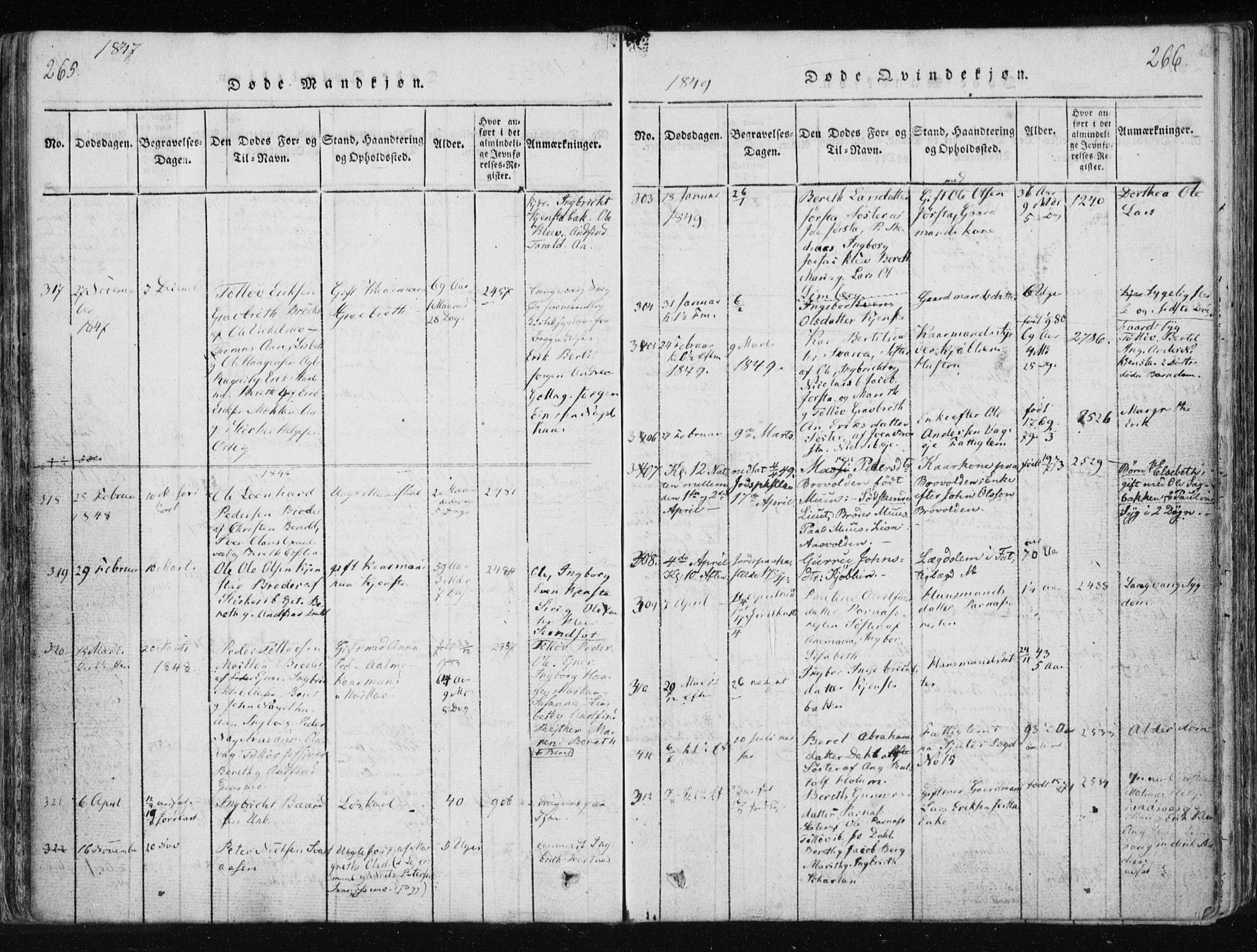 Ministerialprotokoller, klokkerbøker og fødselsregistre - Nord-Trøndelag, SAT/A-1458/749/L0469: Parish register (official) no. 749A03, 1817-1857, p. 265-266