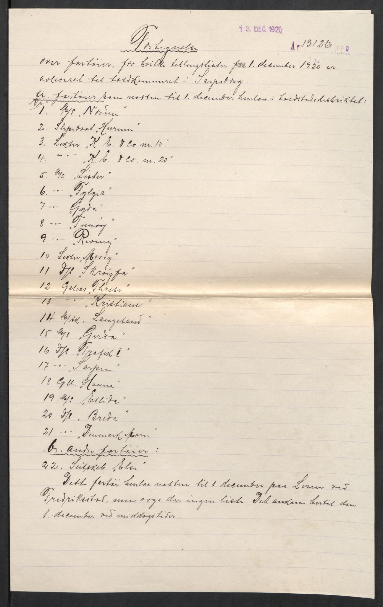 SAO, 1920 census for Sarpsborg, 1920, p. 29558