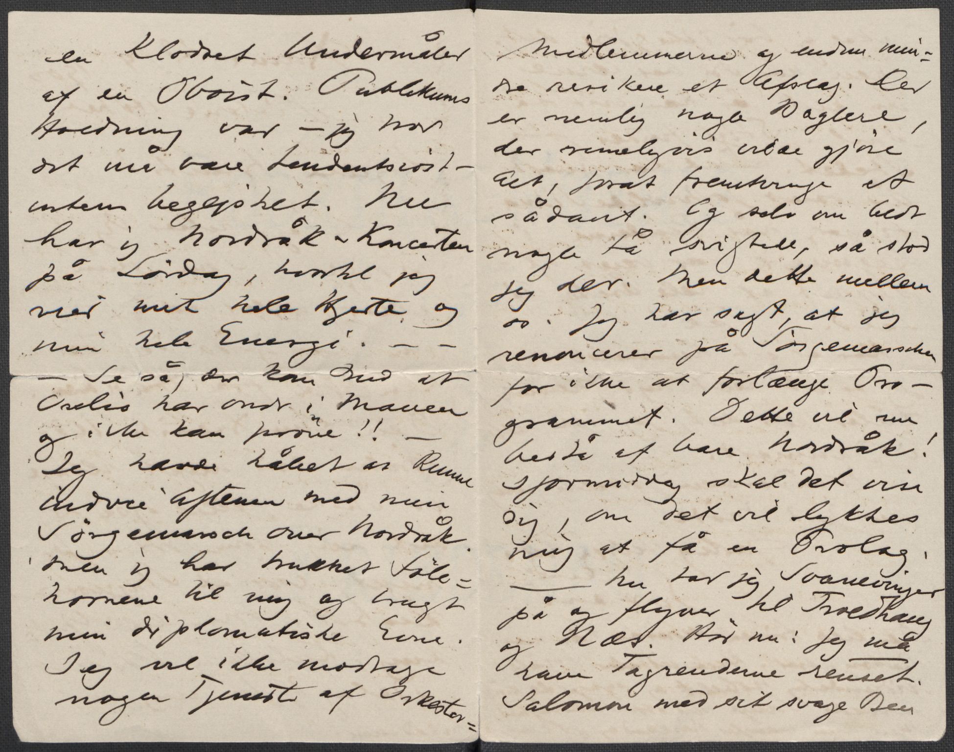 Beyer, Frants, AV/RA-PA-0132/F/L0001: Brev fra Edvard Grieg til Frantz Beyer og "En del optegnelser som kan tjene til kommentar til brevene" av Marie Beyer, 1872-1907, p. 593