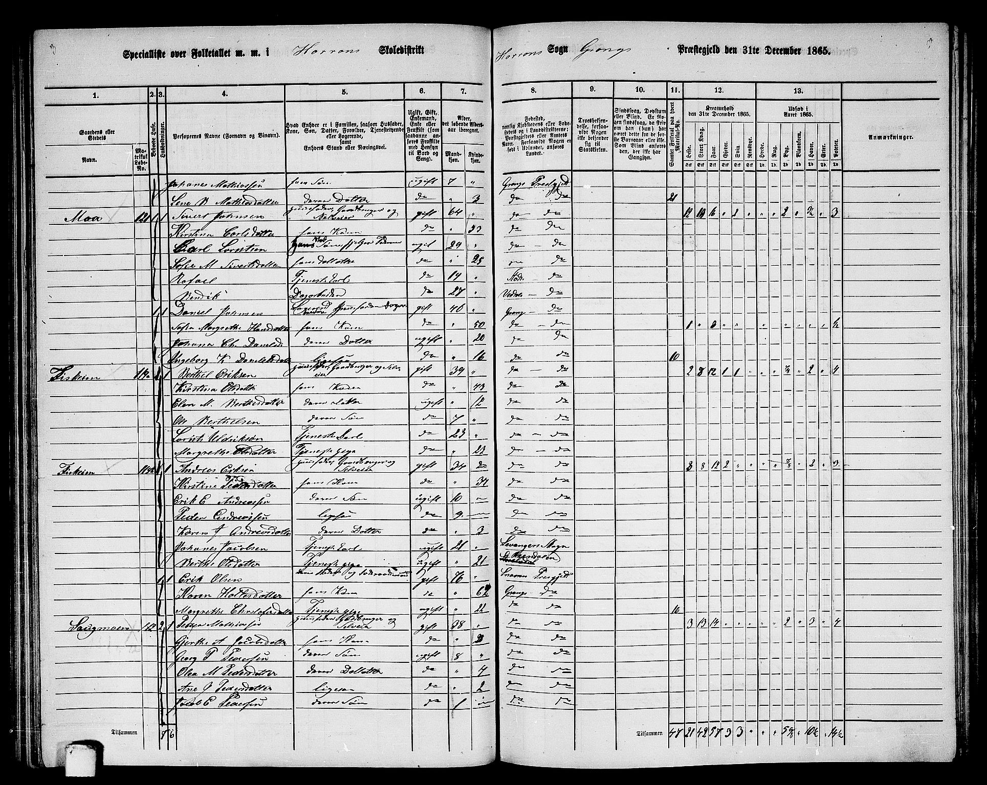 RA, 1865 census for Grong, 1865, p. 111