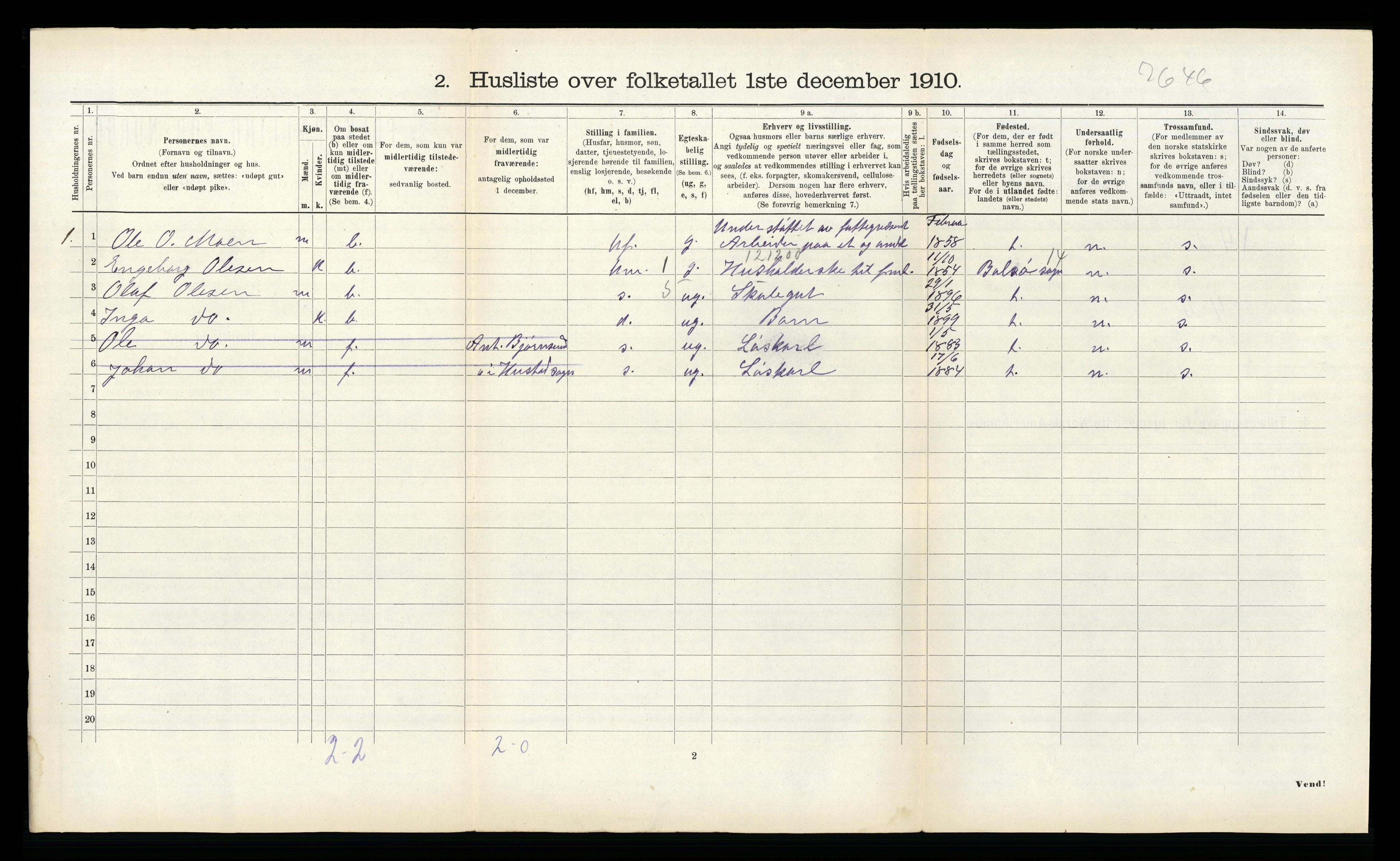 RA, 1910 census for Fræna, 1910, p. 803