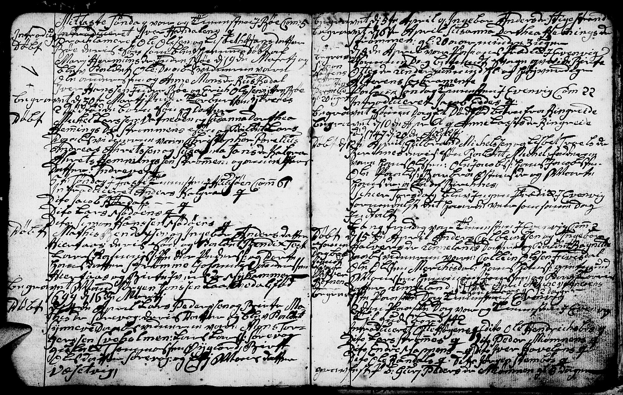 Gulen sokneprestembete, AV/SAB-A-80201/H/Hab: Parish register (copy) no. A 1, 1786-1791, p. 7