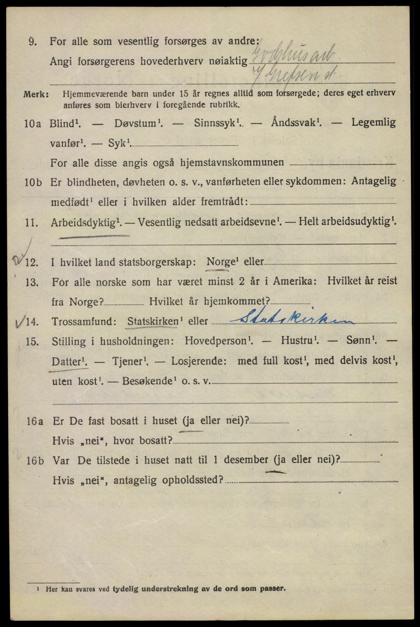 SAO, 1920 census for Kristiania, 1920, p. 269654