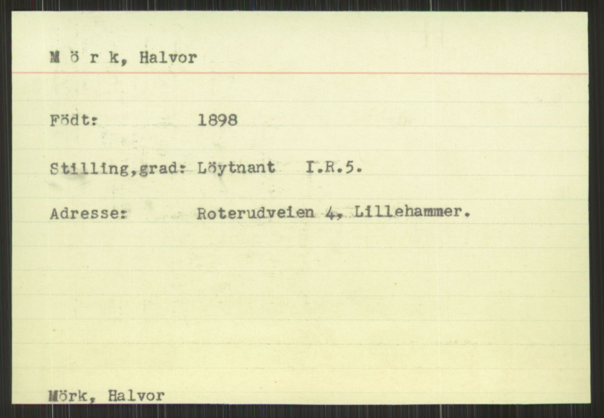 Forsvaret, Krigsdekorasjonskanselliet, RA/RAFA-5156/G/Gd/L0001: Diverse registre, 1944-1956, p. 691