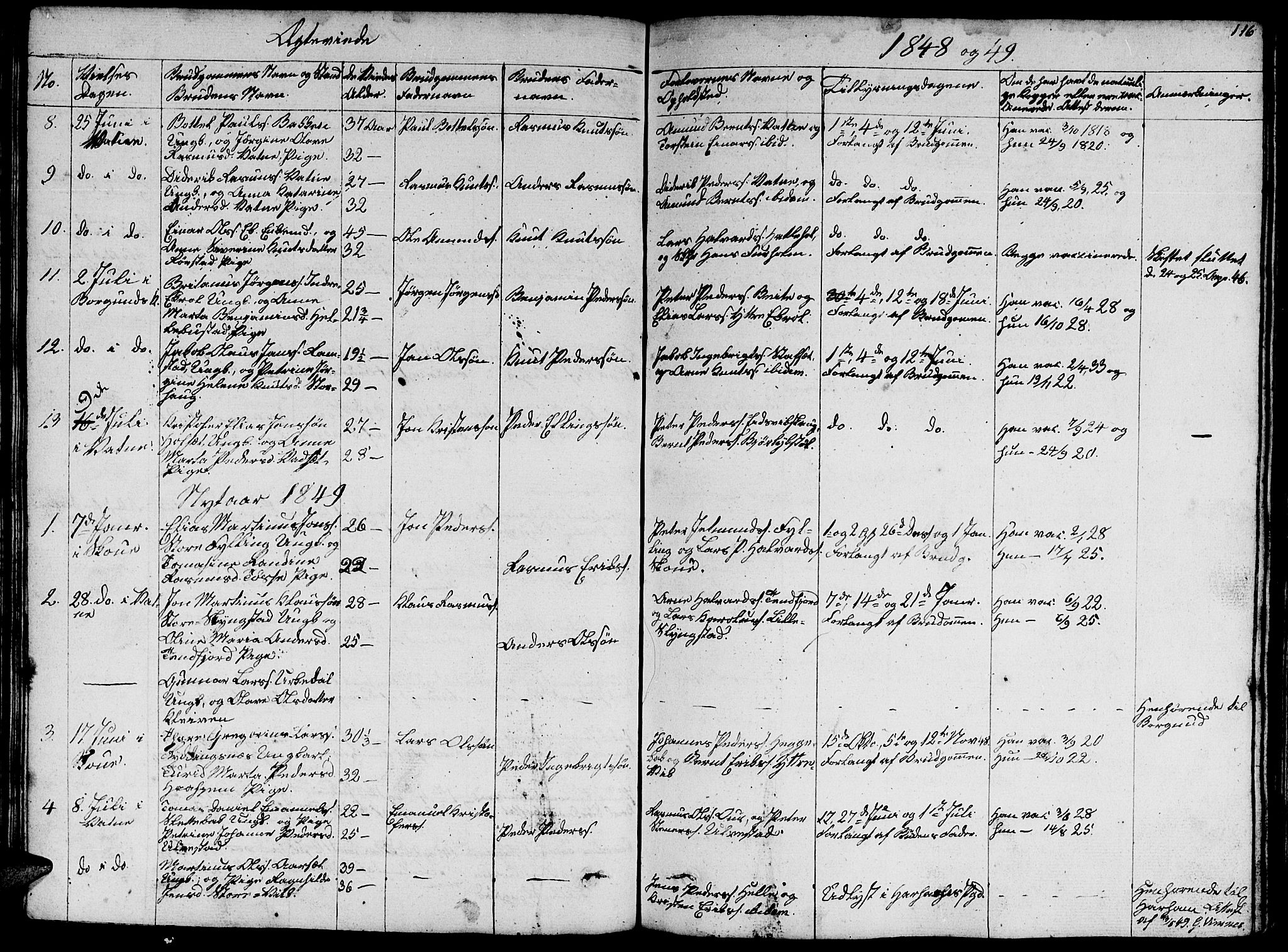 Ministerialprotokoller, klokkerbøker og fødselsregistre - Møre og Romsdal, AV/SAT-A-1454/524/L0362: Parish register (copy) no. 524C03, 1840-1854, p. 116