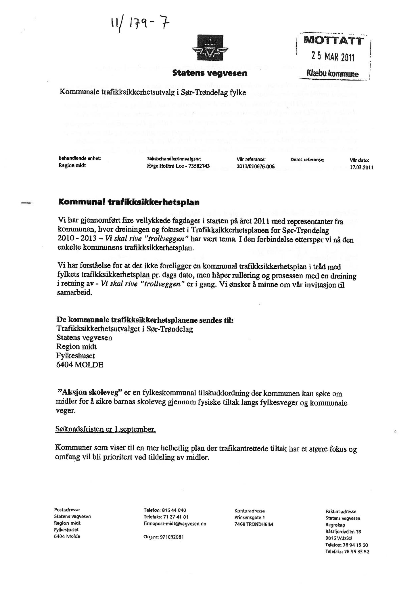 Klæbu Kommune, TRKO/KK/13-NMS/L004: Utvalg for næring, miljø og samferdsel, 2011, p. 531