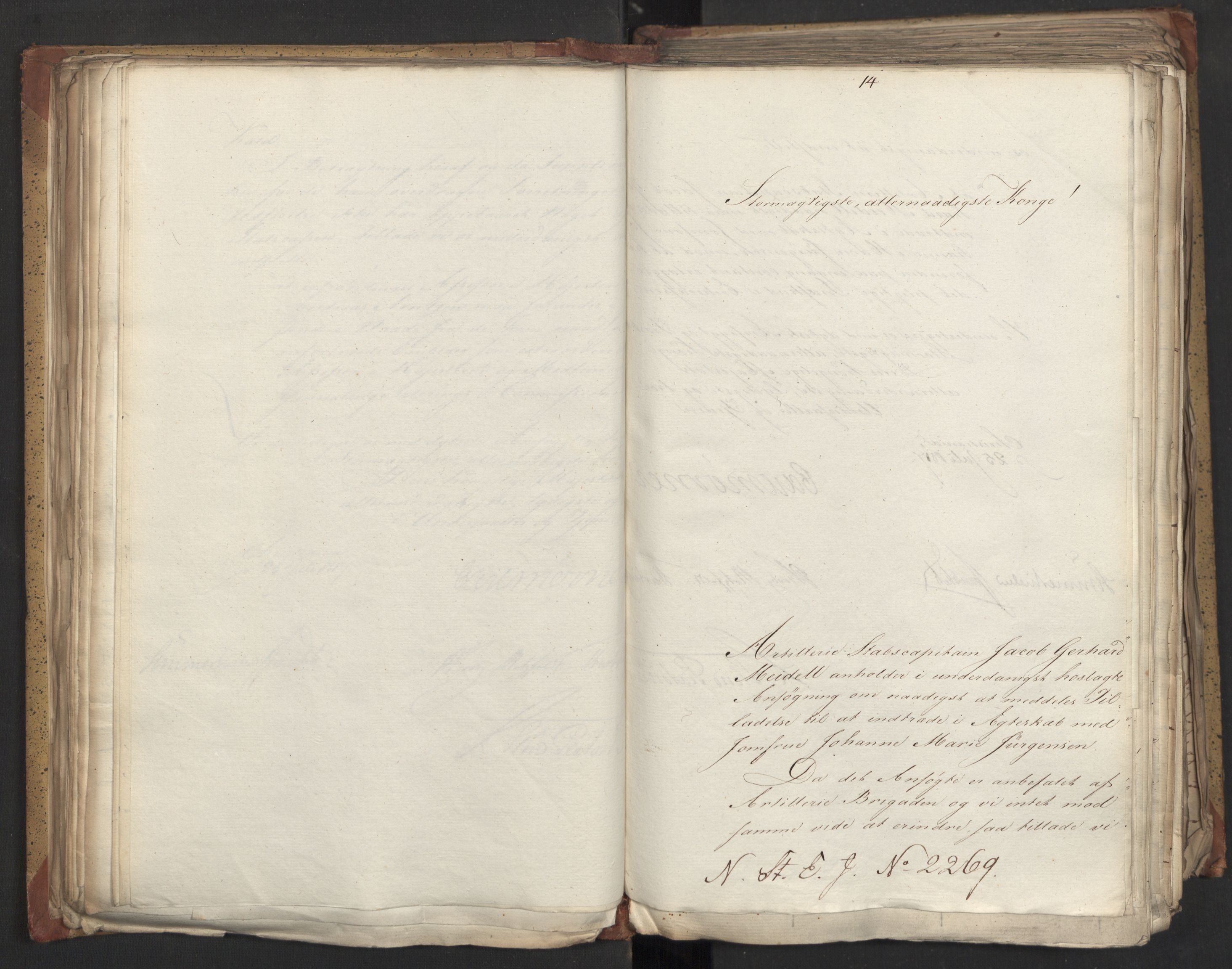 Statsrådsavdelingen i Stockholm, RA/S-1003/D/Da/L0010: Regjeringsinnstillinger nr. 2219-2392, 1817, p. 132