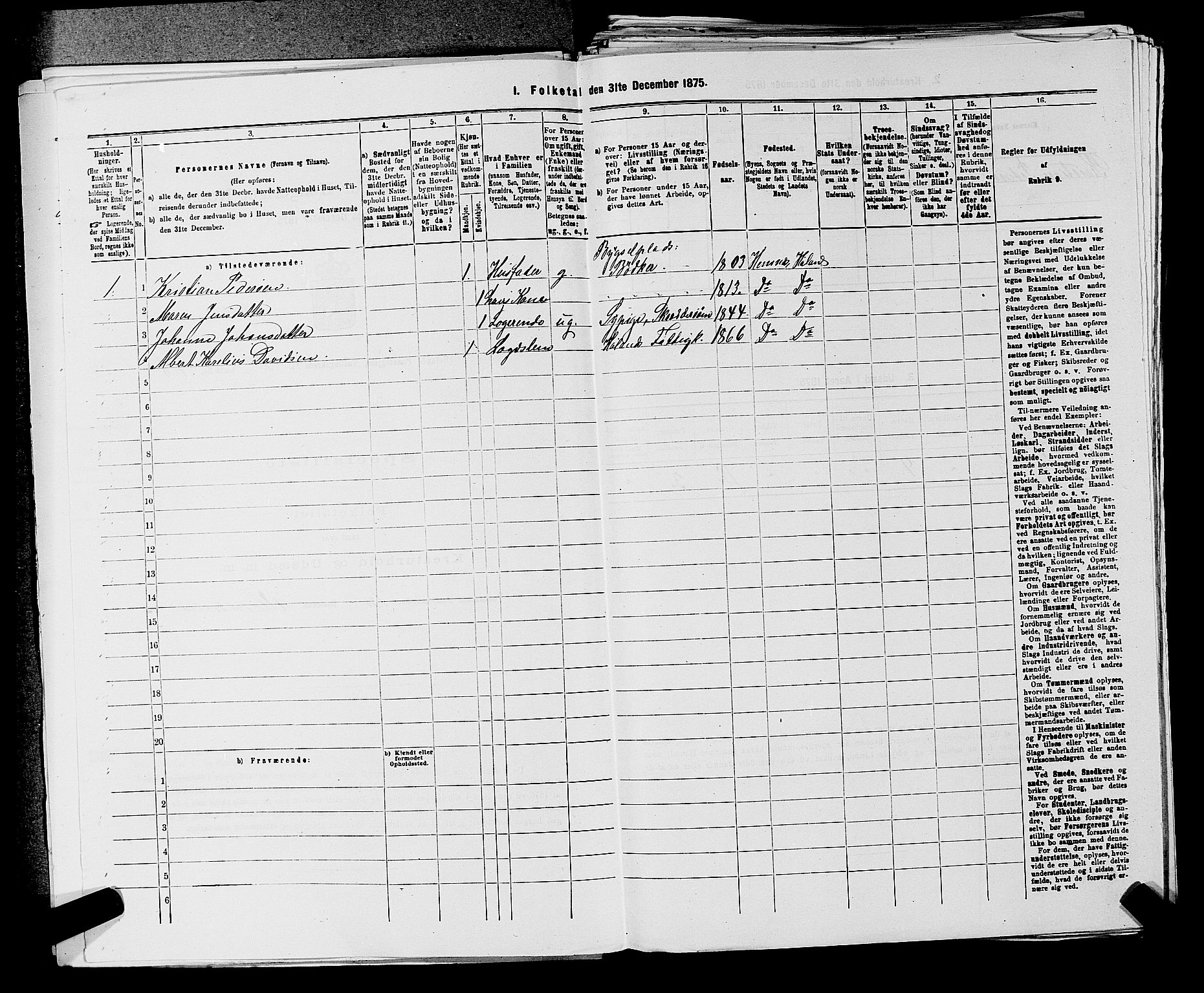 RA, 1875 census for 0221P Høland, 1875, p. 1655