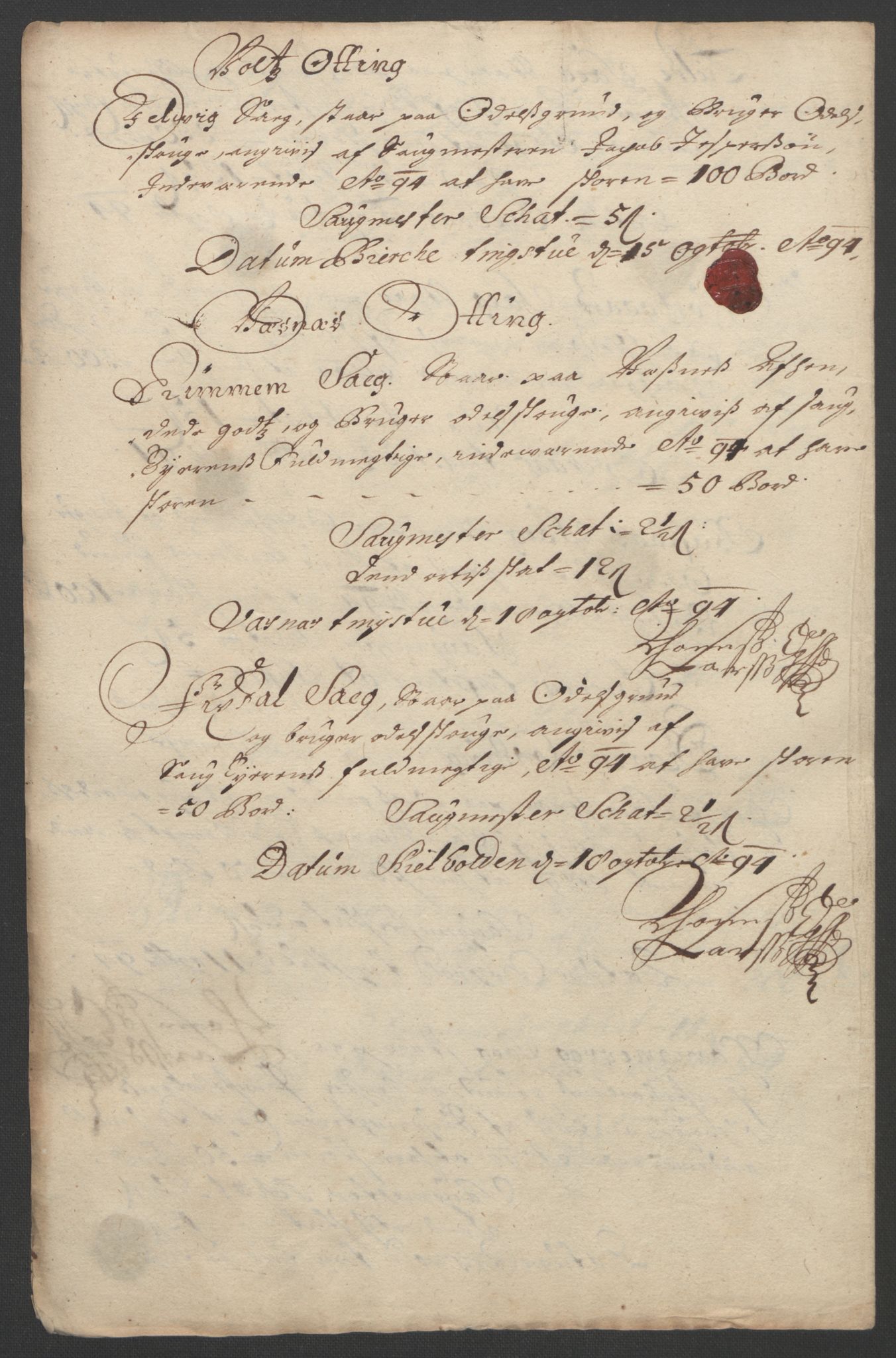 Rentekammeret inntil 1814, Reviderte regnskaper, Fogderegnskap, RA/EA-4092/R55/L3651: Fogderegnskap Romsdal, 1693-1694, p. 232