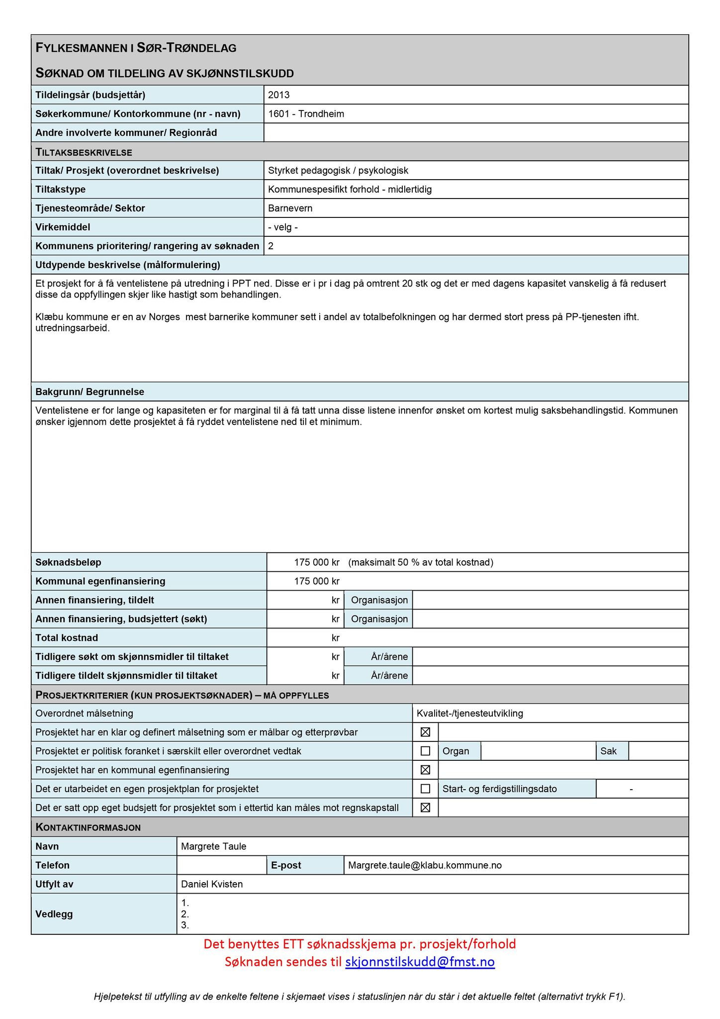 Klæbu Kommune, TRKO/KK/02-FS/L005: Formannsskapet - Møtedokumenter, 2012, p. 2992