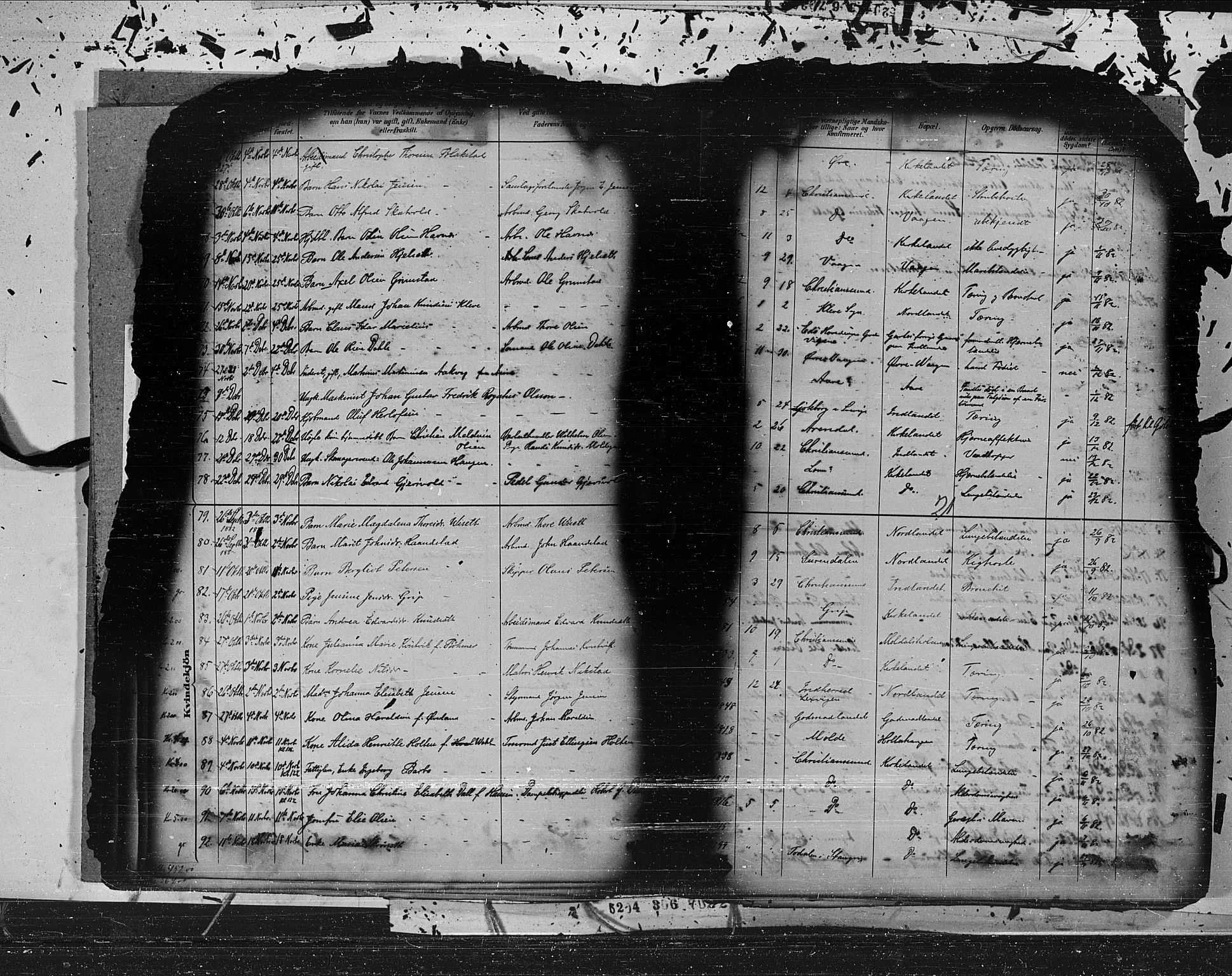 Ministerialprotokoller, klokkerbøker og fødselsregistre - Møre og Romsdal, AV/SAT-A-1454/572/L0853: Parish register (official) no. 572A16, 1880-1901, p. 21