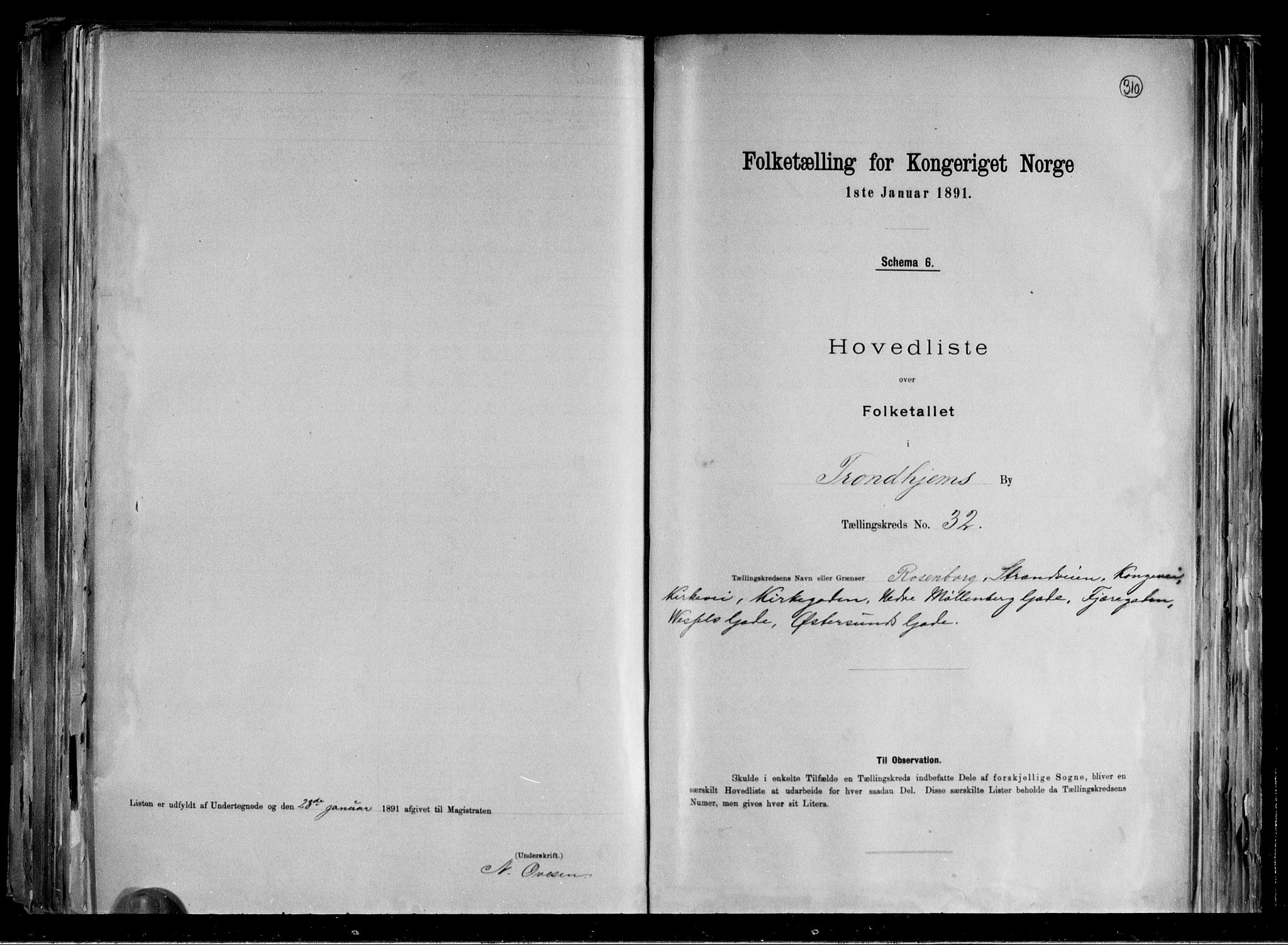 RA, 1891 census for 1601 Trondheim, 1891, p. 72