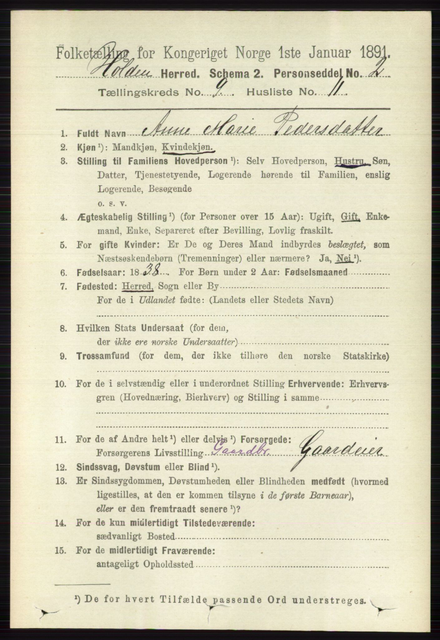 RA, 1891 census for 0819 Holla, 1891, p. 4143