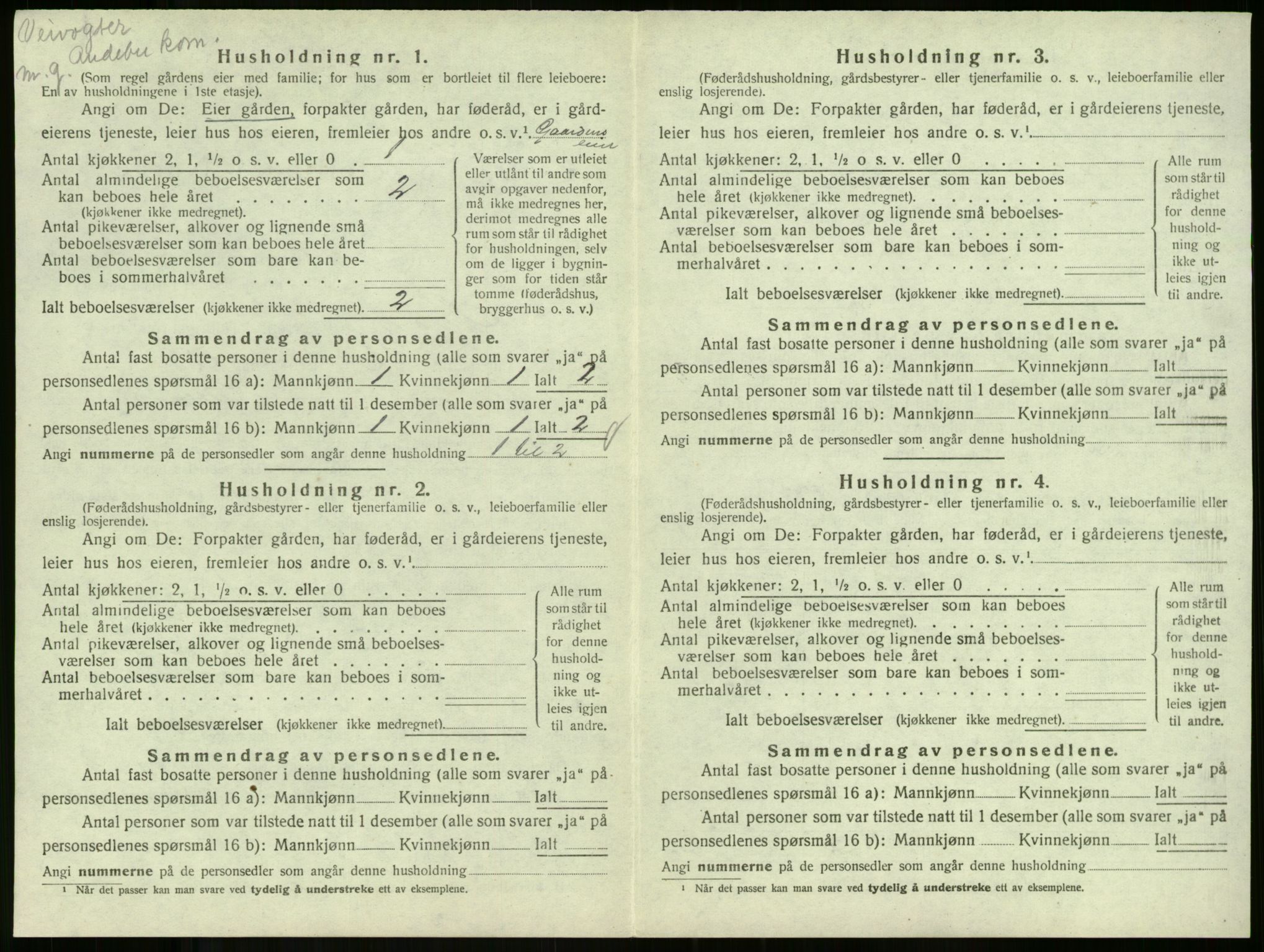 SAKO, 1920 census for Andebu, 1920, p. 234