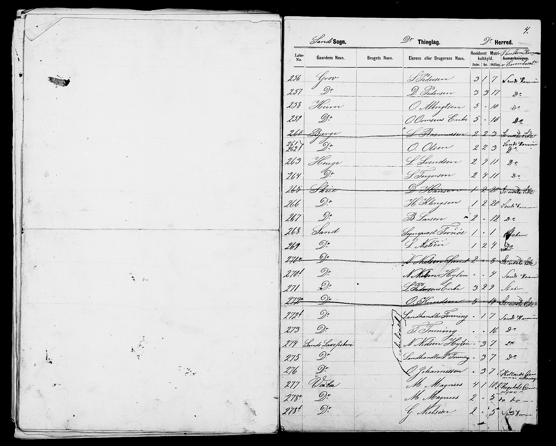 SAST, 1875 census for 1136P Sand, 1875, p. 23