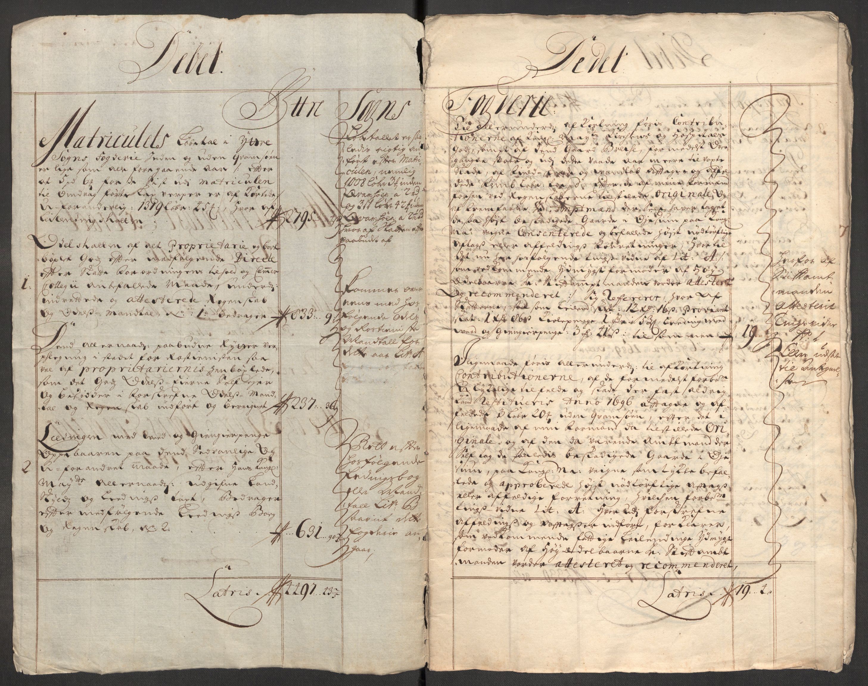 Rentekammeret inntil 1814, Reviderte regnskaper, Fogderegnskap, AV/RA-EA-4092/R52/L3314: Fogderegnskap Sogn, 1705-1707, p. 411