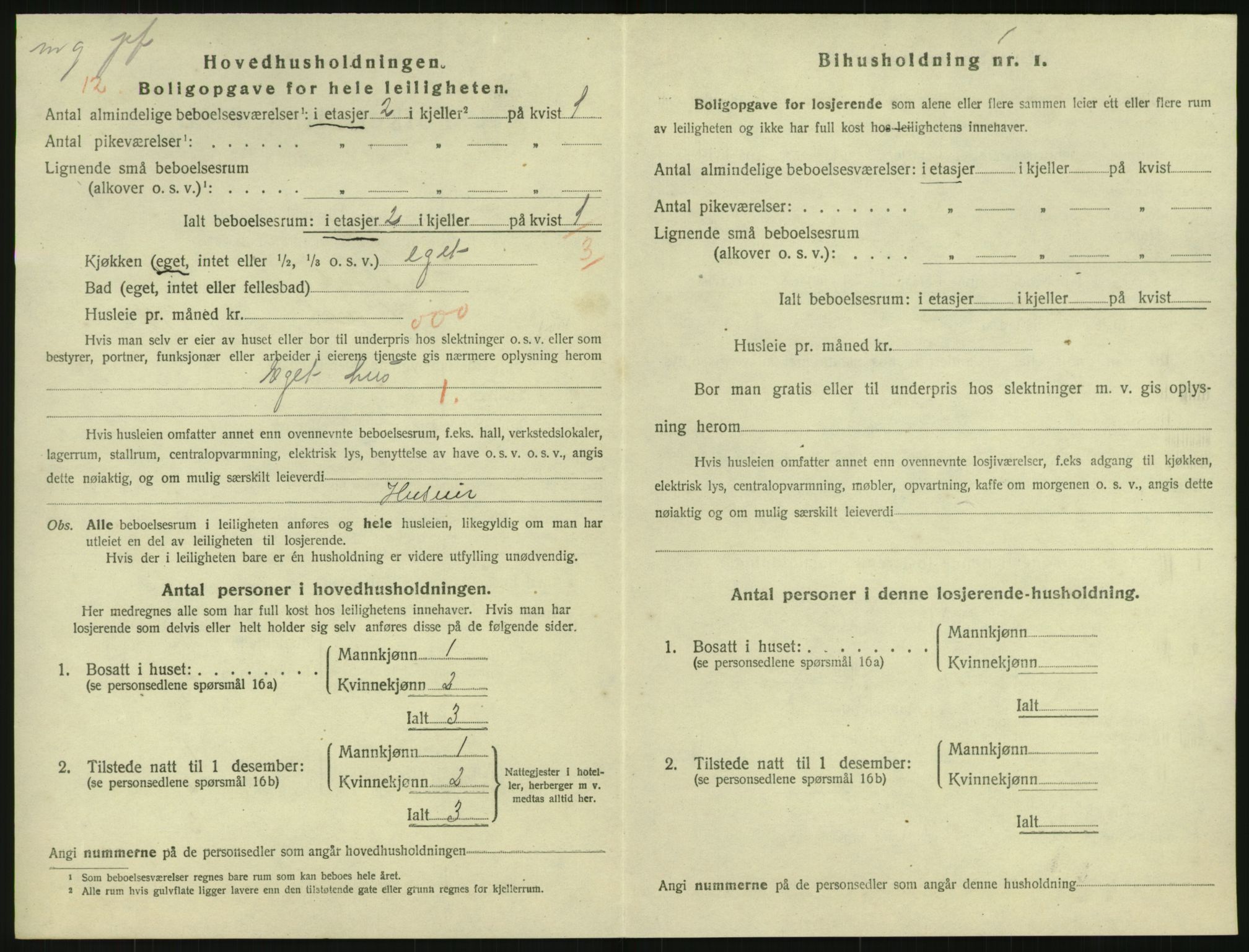 SAK, 1920 census for Grimstad, 1920, p. 2152