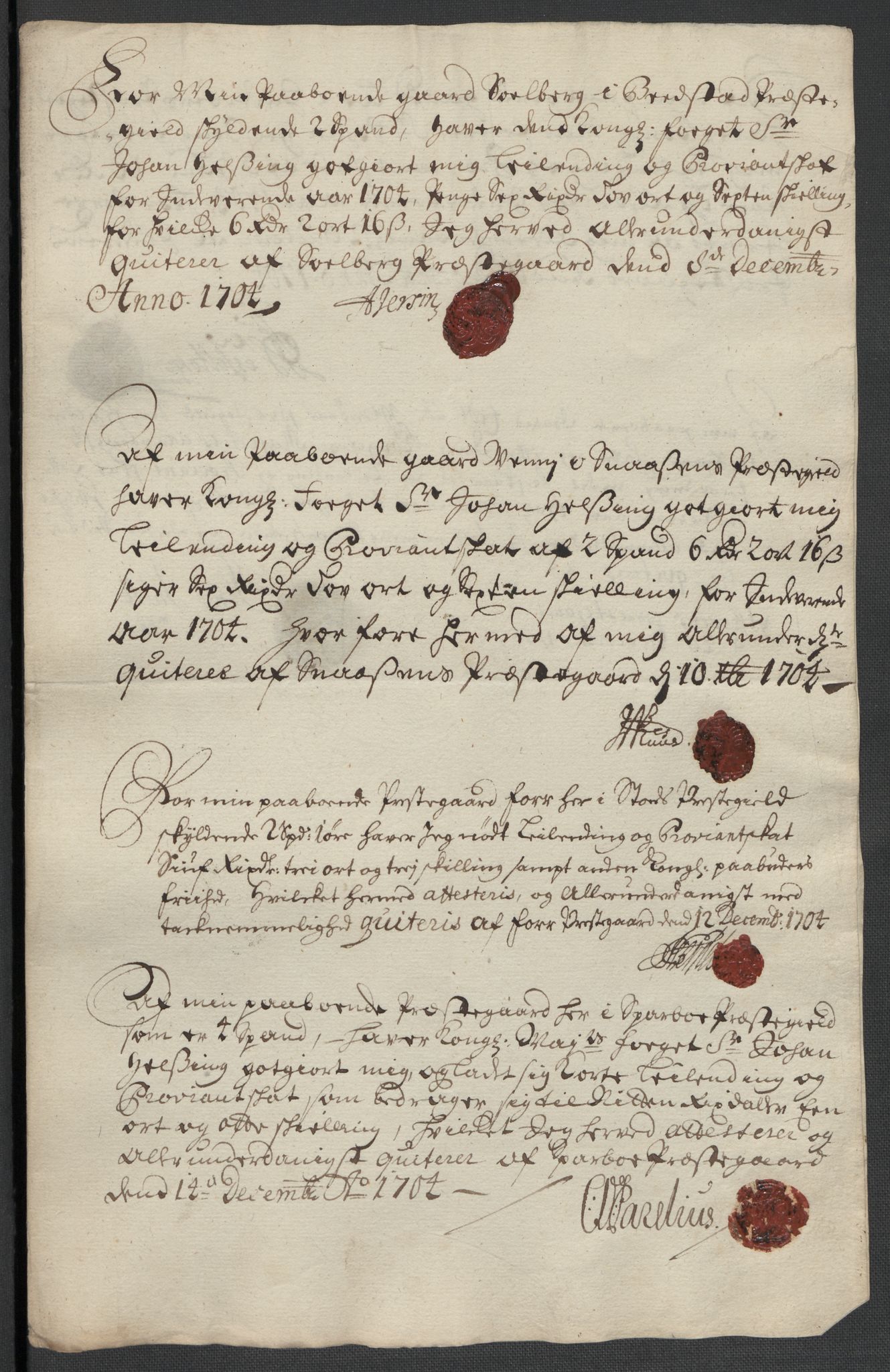 Rentekammeret inntil 1814, Reviderte regnskaper, Fogderegnskap, AV/RA-EA-4092/R63/L4313: Fogderegnskap Inderøy, 1703-1704, p. 545