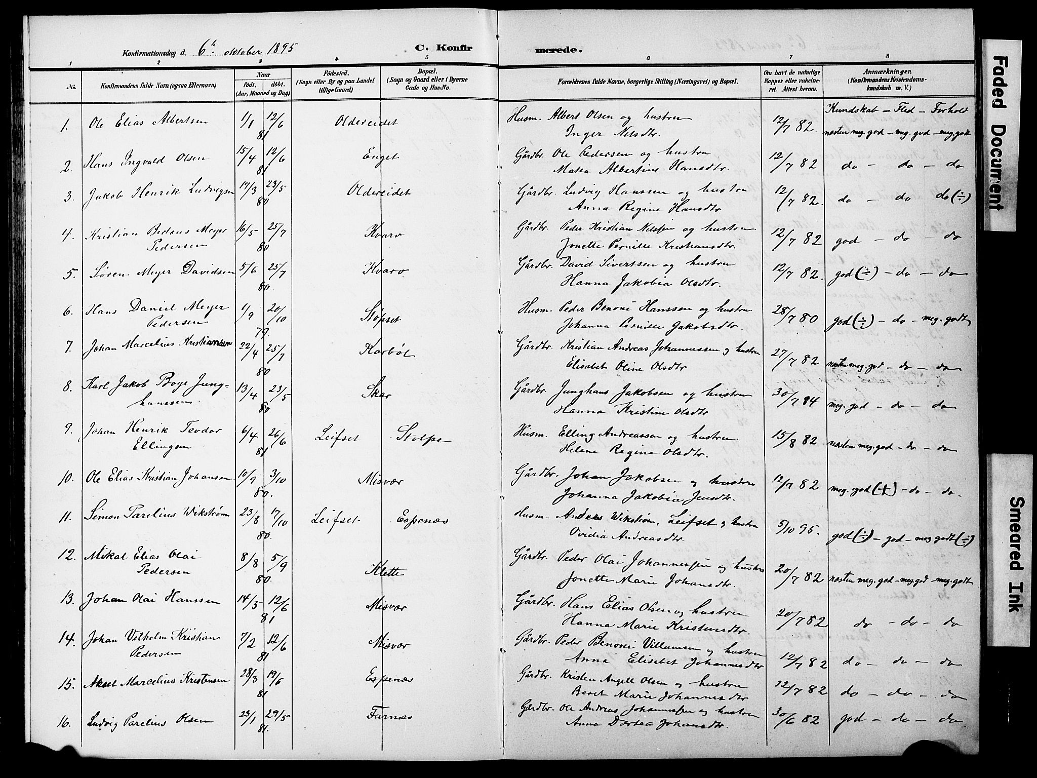 Ministerialprotokoller, klokkerbøker og fødselsregistre - Nordland, AV/SAT-A-1459/852/L0755: Parish register (copy) no. 852C06, 1895-1902