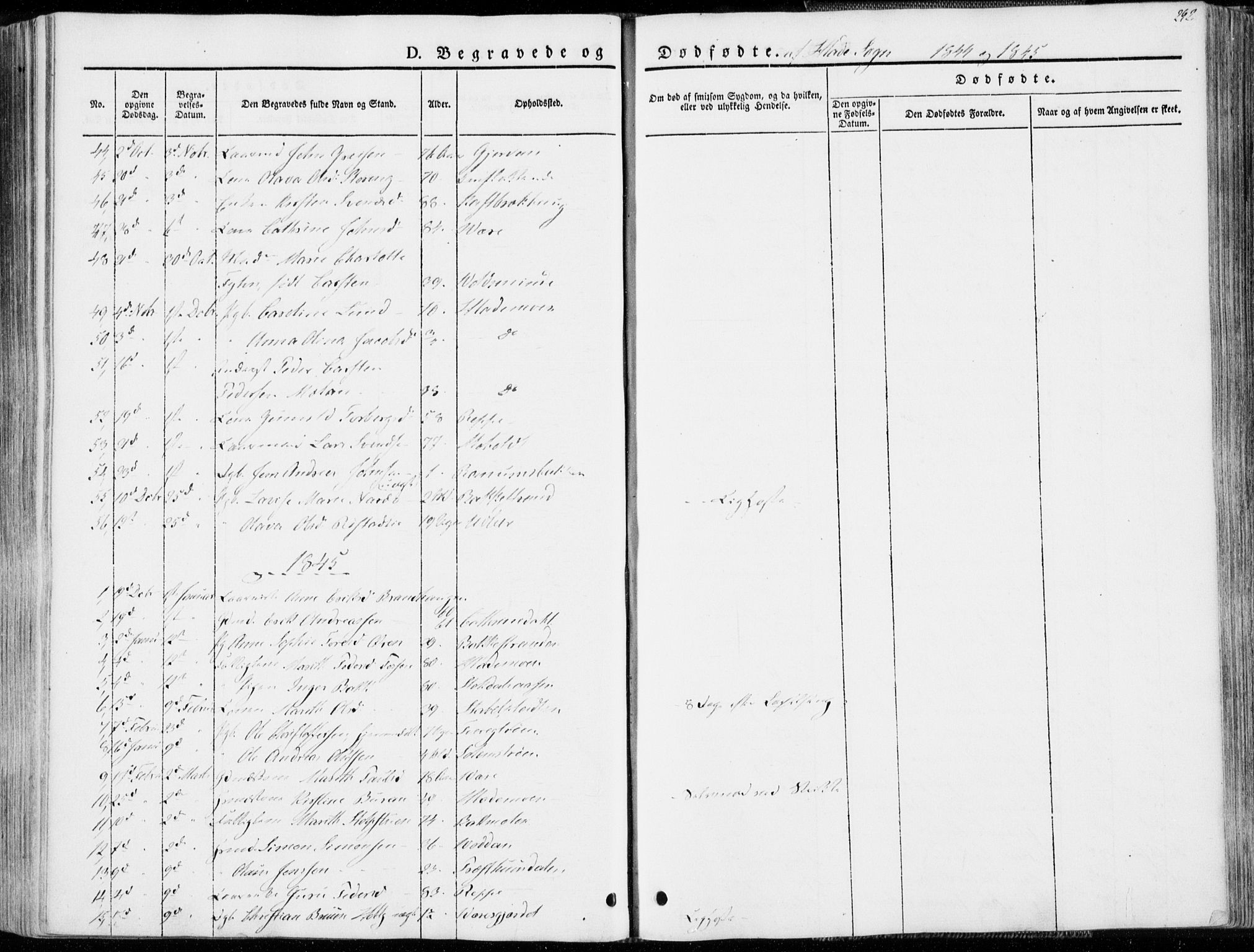 Ministerialprotokoller, klokkerbøker og fødselsregistre - Sør-Trøndelag, SAT/A-1456/606/L0290: Parish register (official) no. 606A05, 1841-1847, p. 292