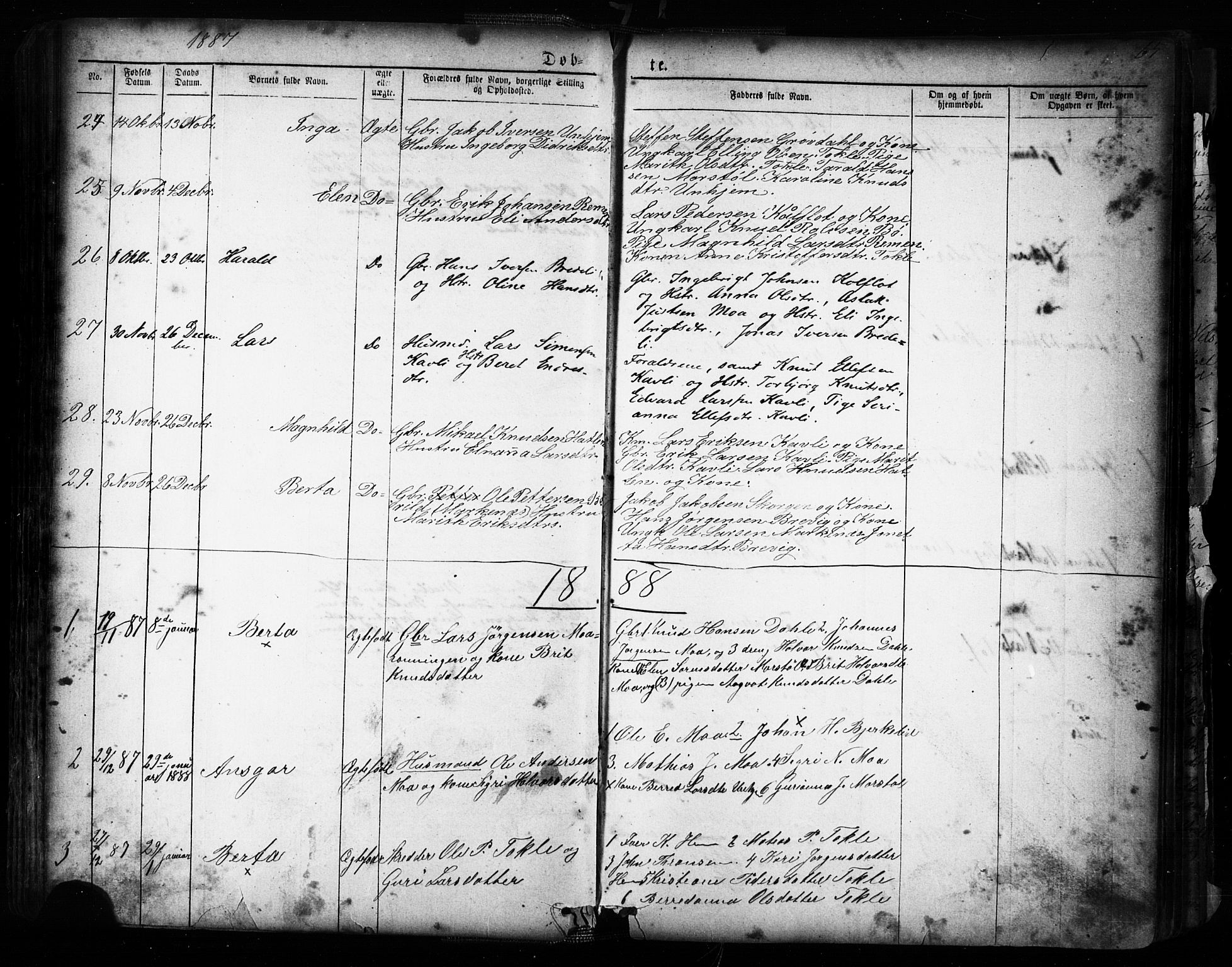 Ministerialprotokoller, klokkerbøker og fødselsregistre - Møre og Romsdal, SAT/A-1454/545/L0588: Parish register (copy) no. 545C02, 1867-1902, p. 65