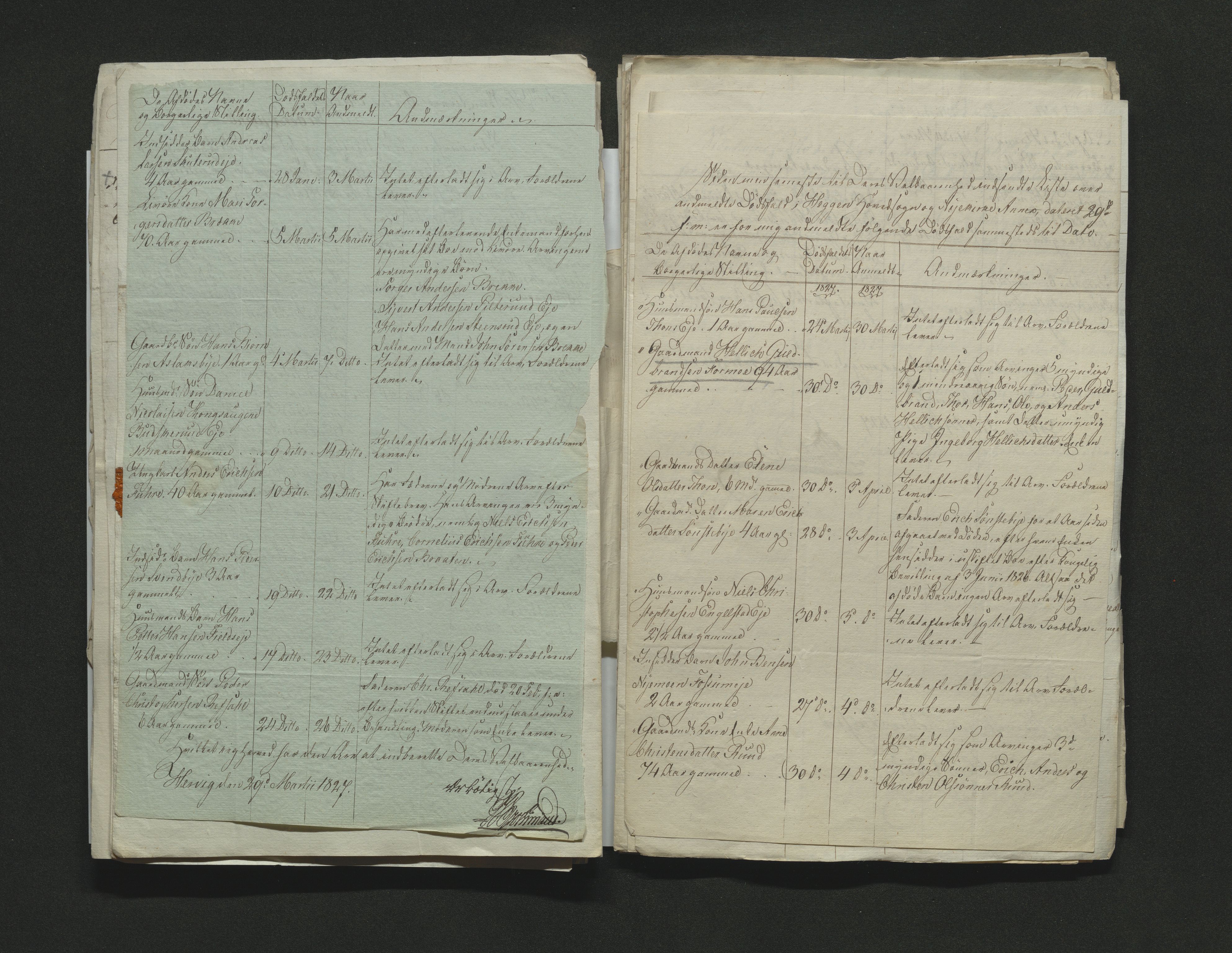 Eiker, Modum og Sigdal sorenskriveri, AV/SAKO-A-123/H/Ha/Hab/L0002: Dødsfallsmeldinger, 1823-1829, p. 195