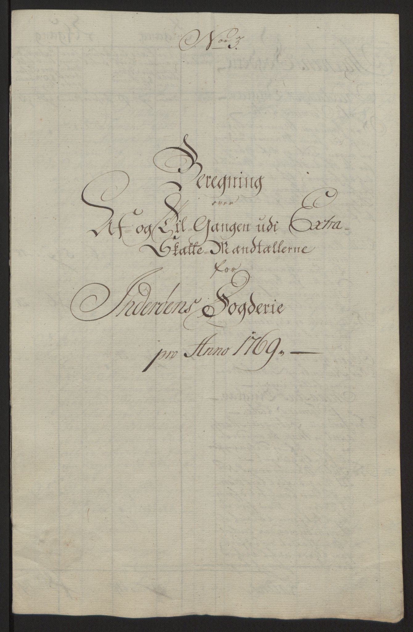 Rentekammeret inntil 1814, Reviderte regnskaper, Fogderegnskap, RA/EA-4092/R63/L4420: Ekstraskatten Inderøy, 1762-1772, p. 358